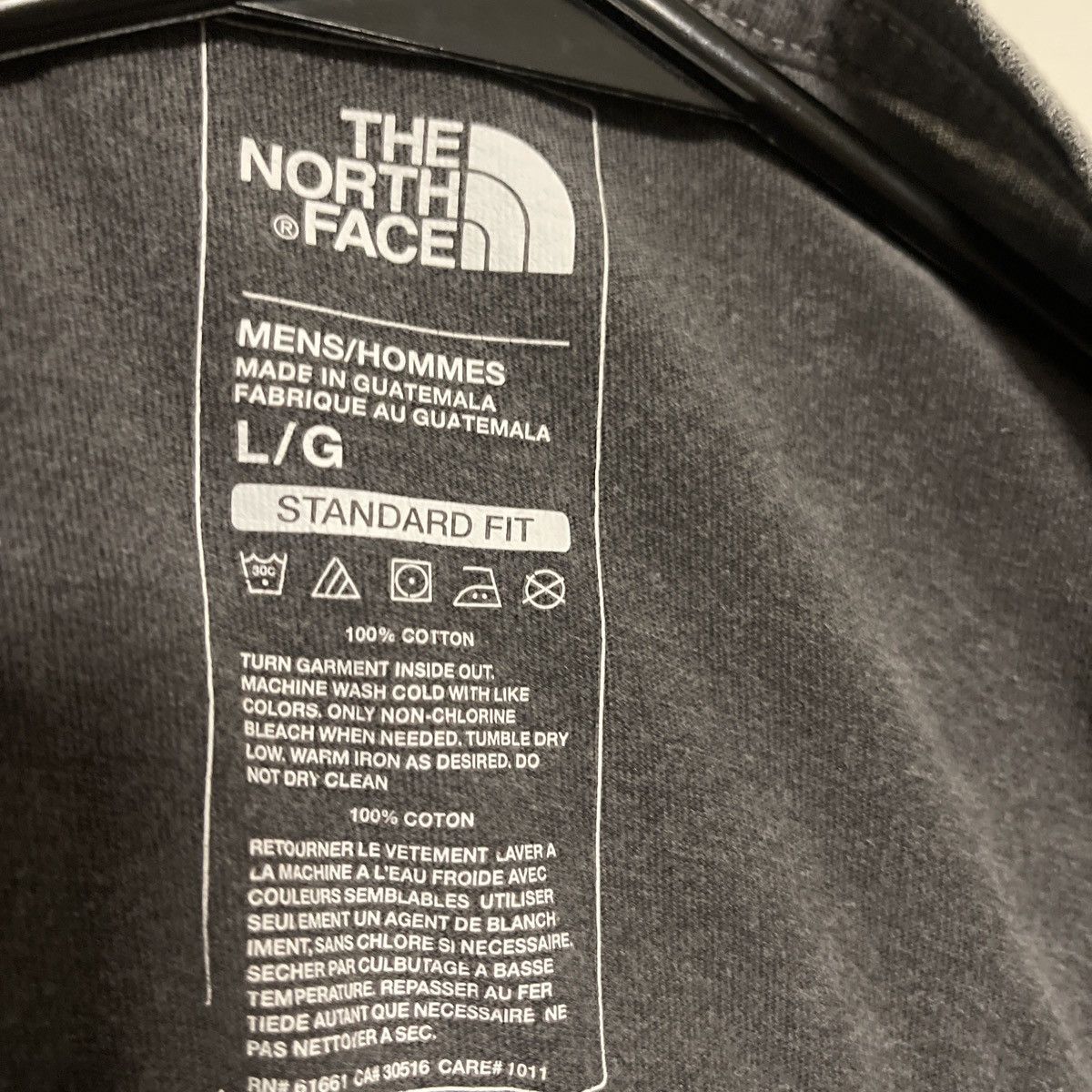 The North Face 90s The North Face Gray T Shirt White And Reg Logo Size US L / EU 52-54 / 3 - 6 Thumbnail