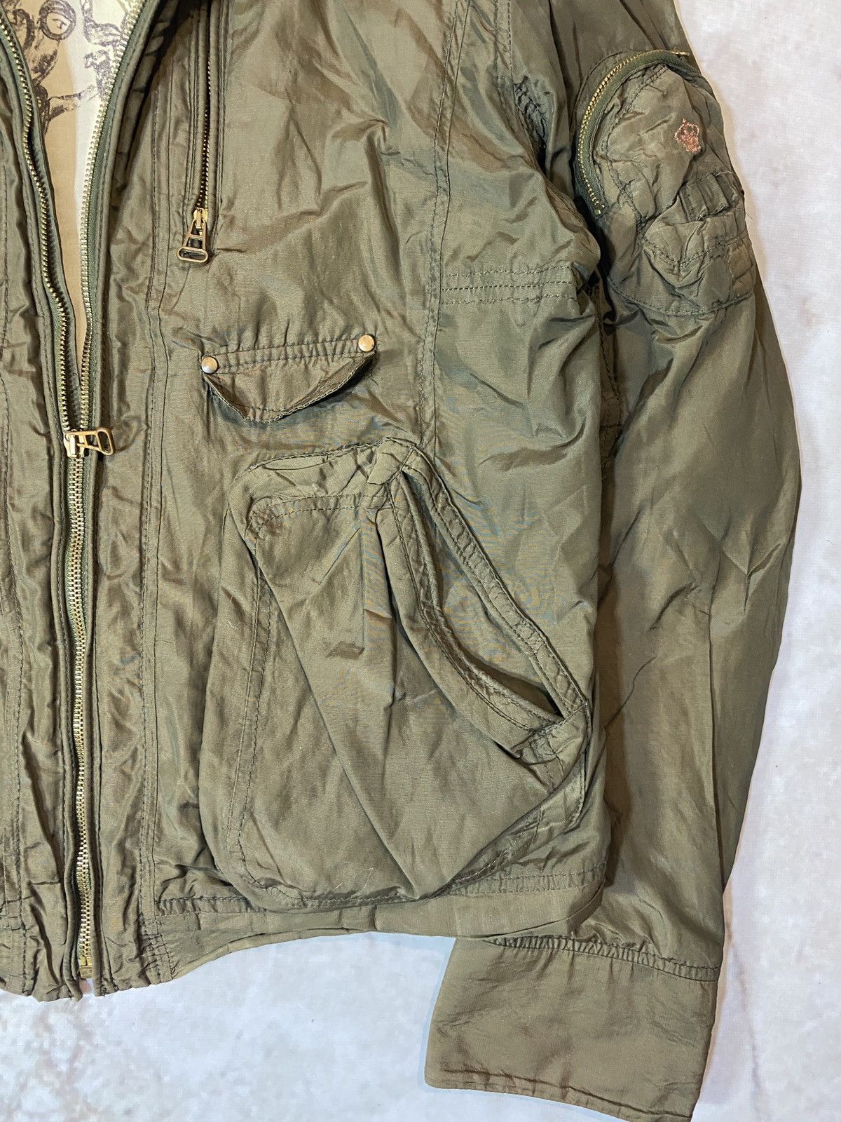 Japanese Brand Archival Diesel Multipocket Bomber Jacket Size XXL / US 16-18 / IT 52-54 - 3 Thumbnail