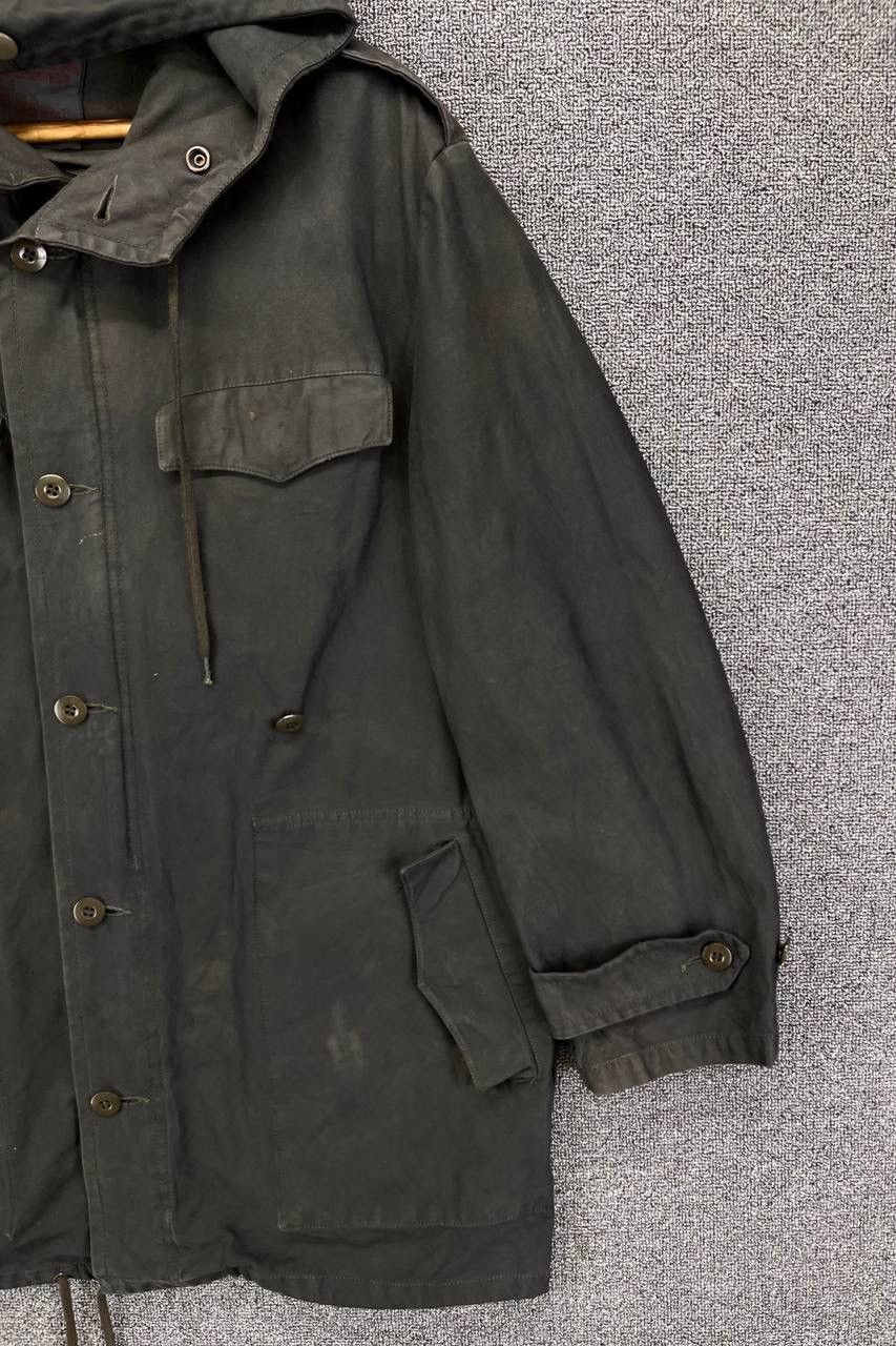 Vintage Vintage 90s Humme GMBH Military Army Hooded Jacket Size US L / EU 52-54 / 3 - 6 Thumbnail