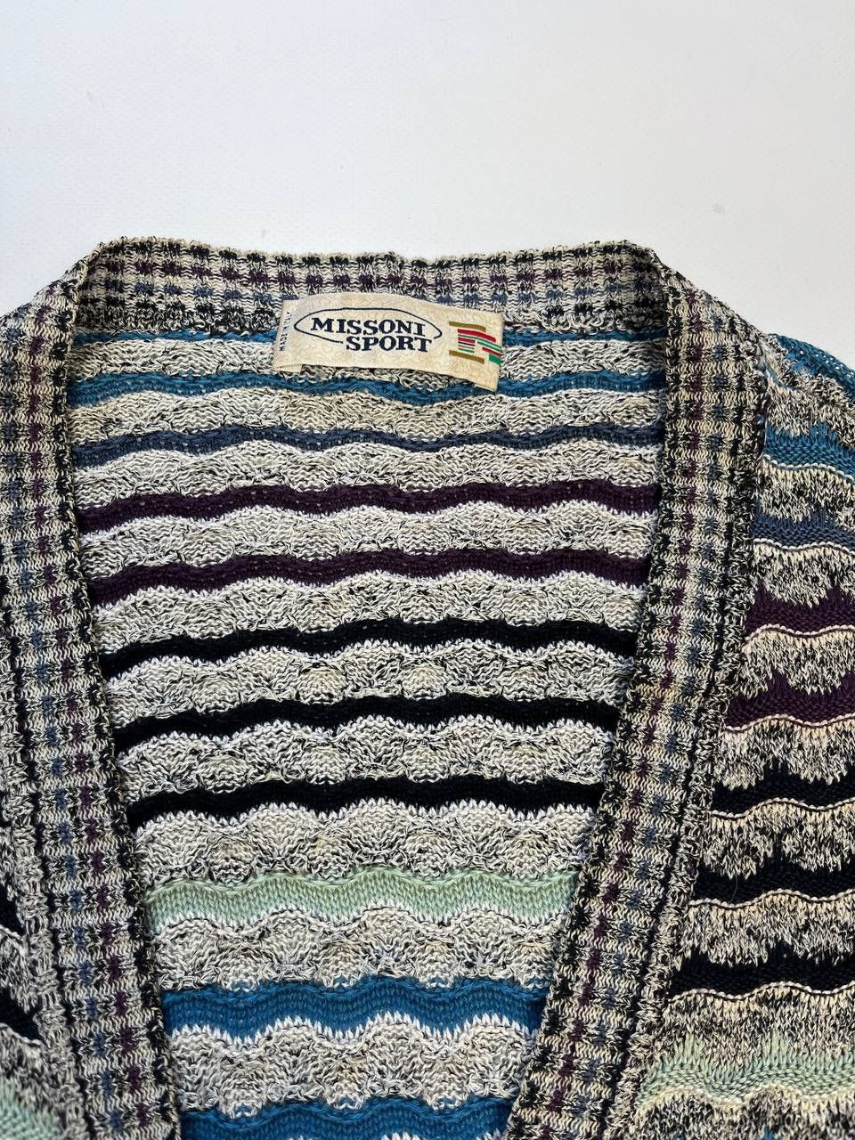 Missoni Vintage Missoni Luxury knit Cardigan Sweater Jumper Cotton Size US XL / EU 56 / 4 - 11 Thumbnail