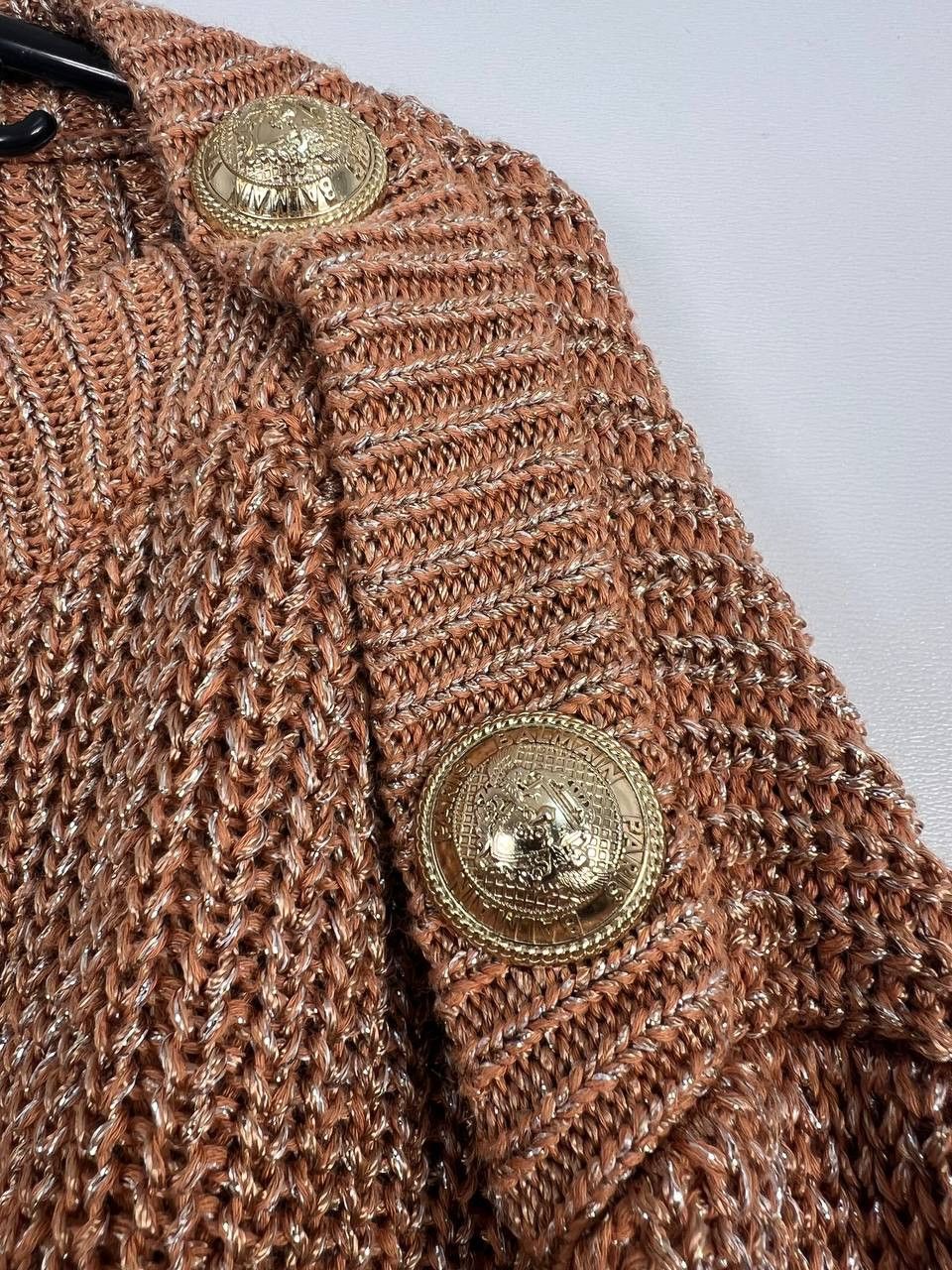 Balmain Balmain Knit Sweater Gold Buttons Womens Size M Size M / US 6-8 / IT 42-44 - 2 Thumbnail