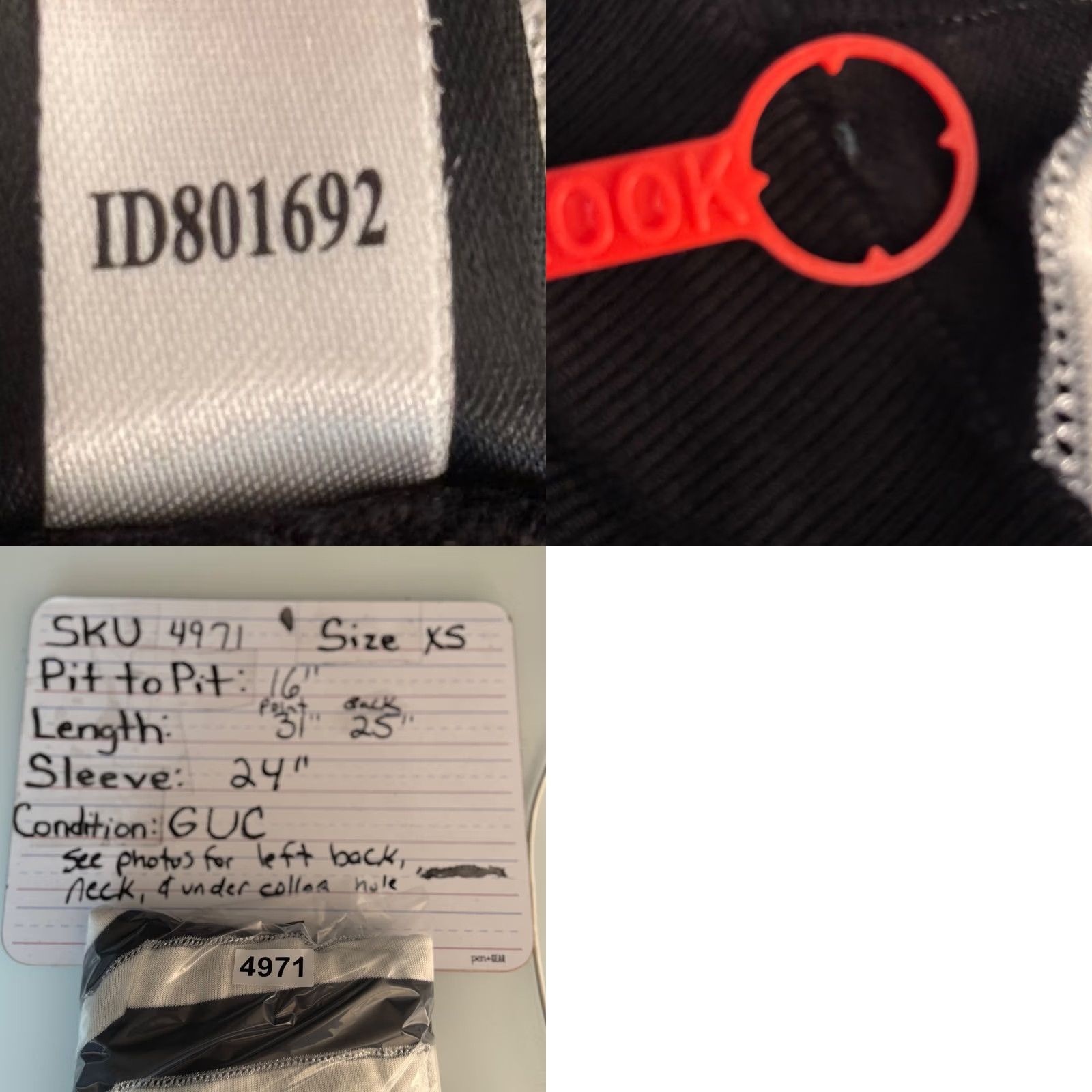 White House Black Market White House Black Market Cardigan XS Striped Knit Open Front Multicolor Black White Silver Metals Size XS / US 0-2 / IT 36-38 - 8 Thumbnail