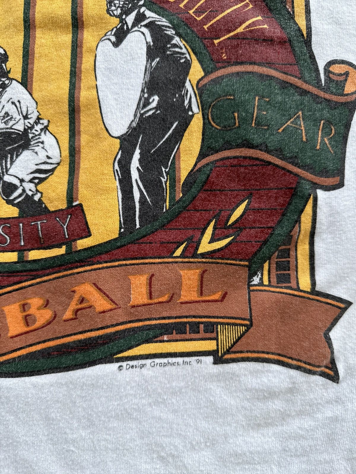 Vintage Vintage 90s UAS Sport Gear Varsity Baseball Tee Size US M / EU 48-50 / 2 - 4 Thumbnail