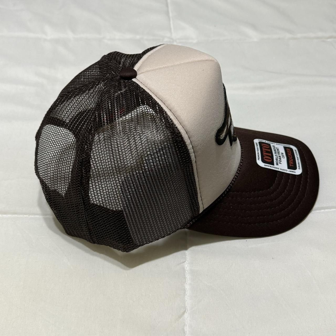 Harley Davidson Brown Tan Harley Davidson Trucker Hat Size ONE SIZE - 5 Thumbnail
