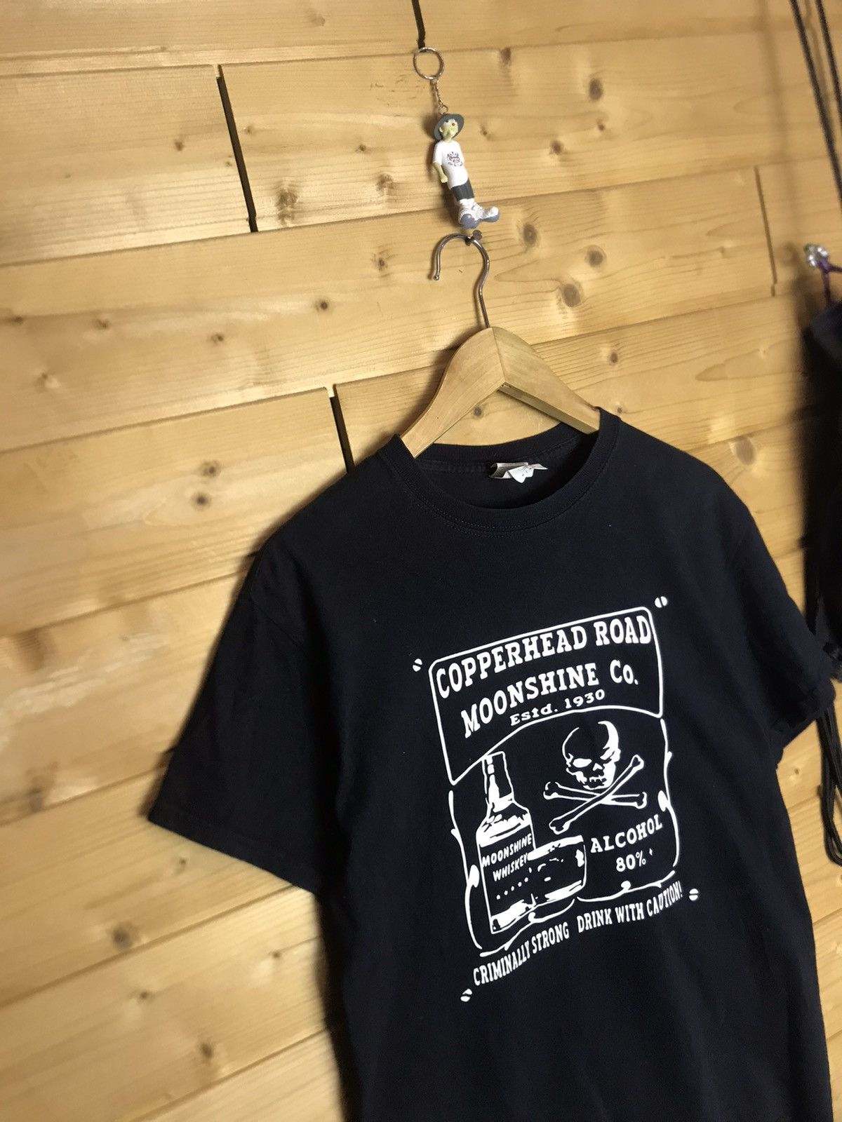 Vintage Moonshine whiskey t-shirt Size US M / EU 48-50 / 2 - 2 Thumbnail