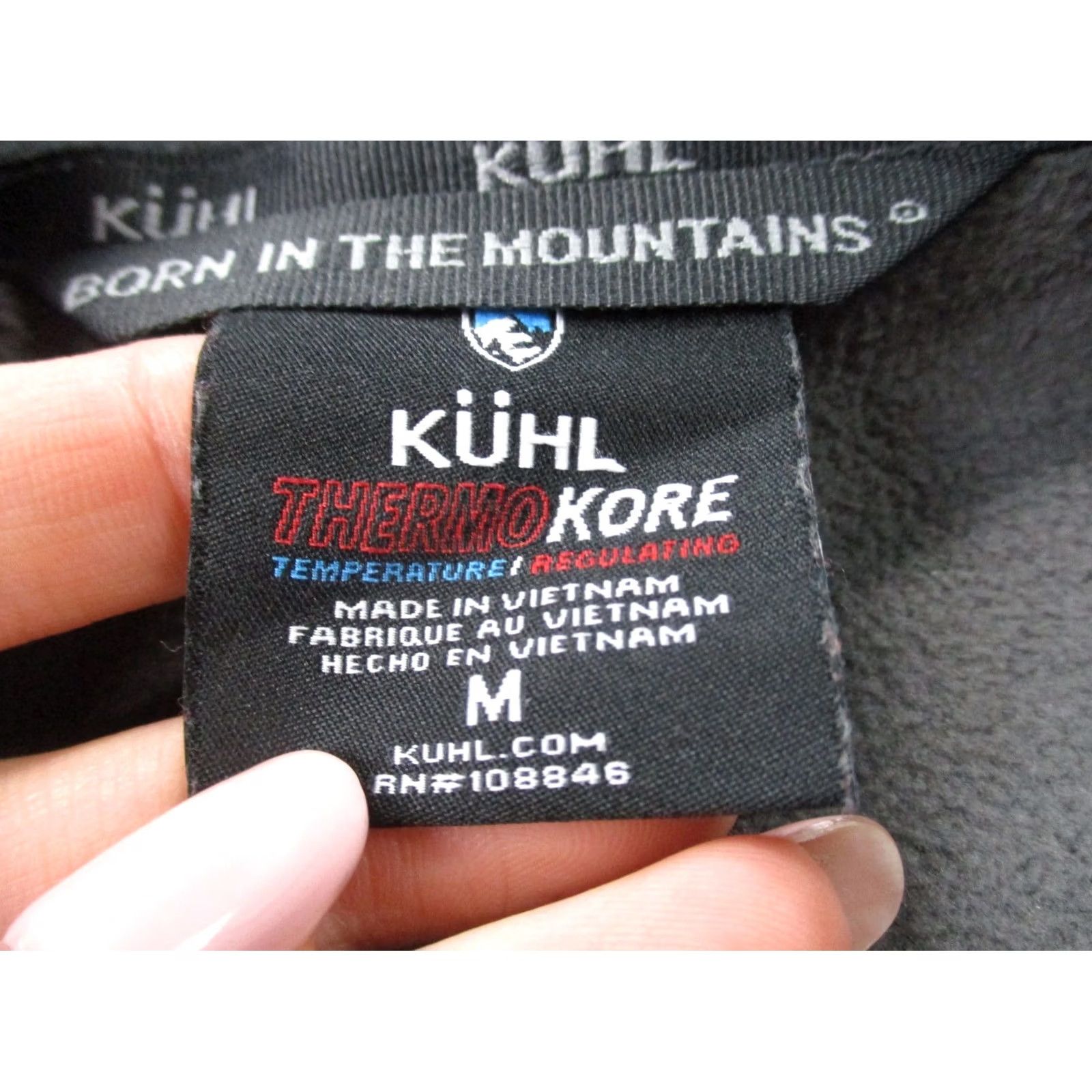 Vintage Kuhl Mens Sweater Pullover M Gray Wool Thermal 1/4 Zip Hiking Outdoors Knit Neon? Size US M / EU 48-50 / 2 - 7 Thumbnail