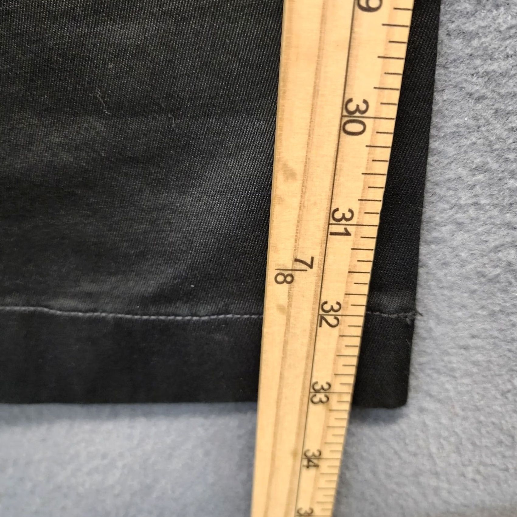 J.Crew J.CREW Pants Mens 33x33 Black Stretch Cotton Blend Tapered Leg Chino Zip Flat Front 5-Pocket Mens Regular Waist 33 Inseam 33in Size US 33 - 5 Thumbnail