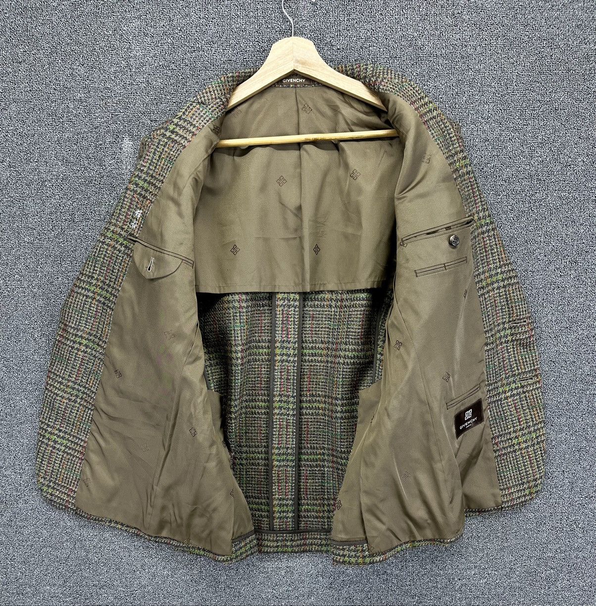Givenchy Vintage Givenchy Luxury Wool Blazer Coat Jacket Size US M / EU 48-50 / 2 - 6 Thumbnail
