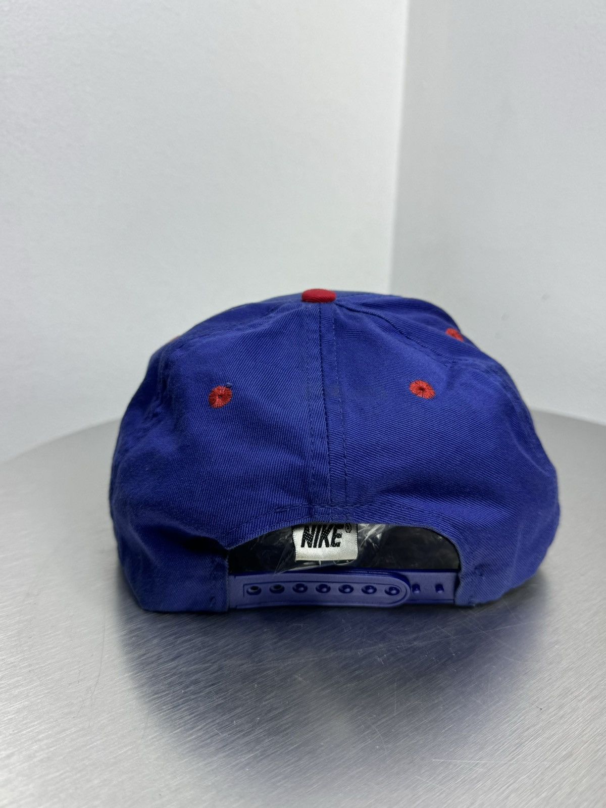 Nike × Vintage Vintage 90s Nike Swoosh SnapBack Hat Taiwan OG Size ONE SIZE - 3 Thumbnail