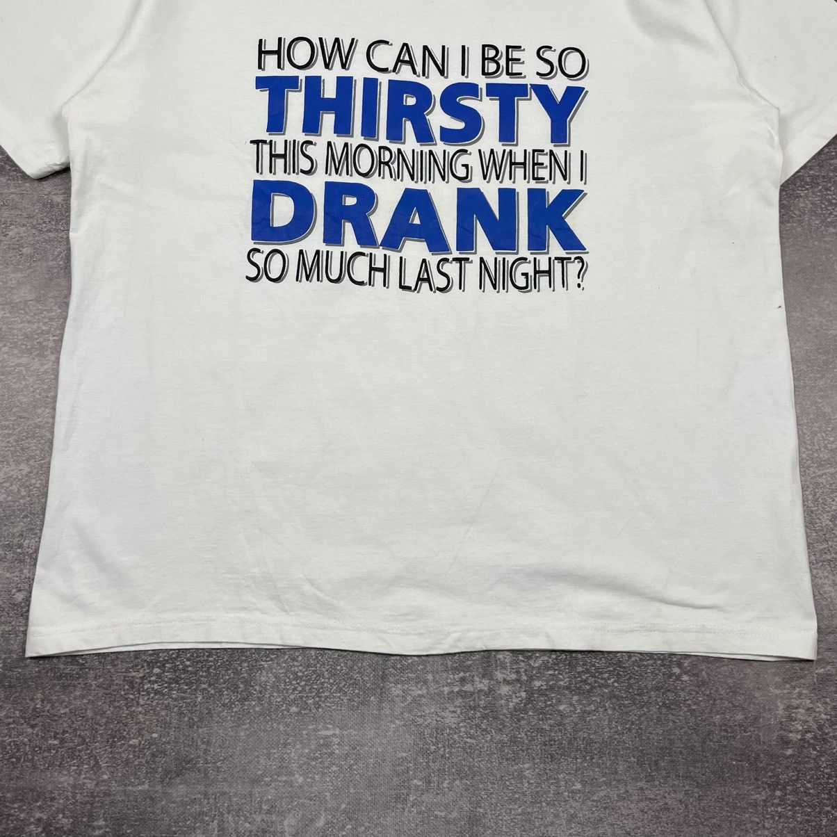 Vintage Vintage Humor Alcohol T Shirt Size US XL / EU 56 / 4 - 3 Thumbnail