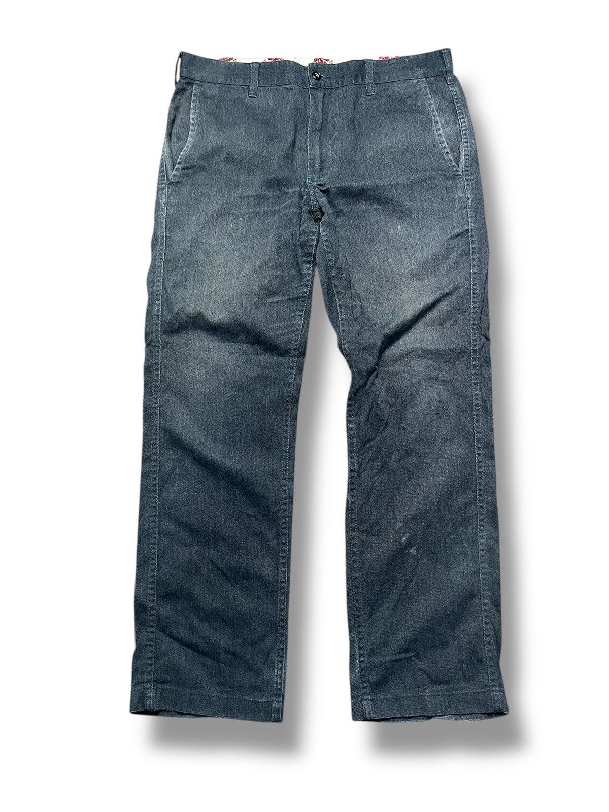 CAT'S PAW Cat's Paw Workwear Grey Duck Canvas Pants (43) Size US 33 - 1 Thumbnail