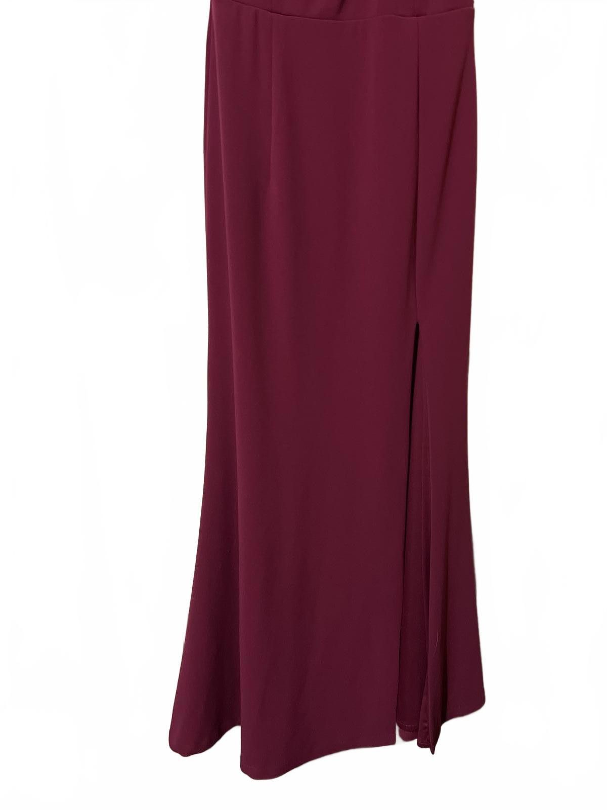Lulus Lulus Song of love Magenta Dress Side Slit prom bridesmaid M Size M / US 6-8 / IT 42-44 - 5 Thumbnail