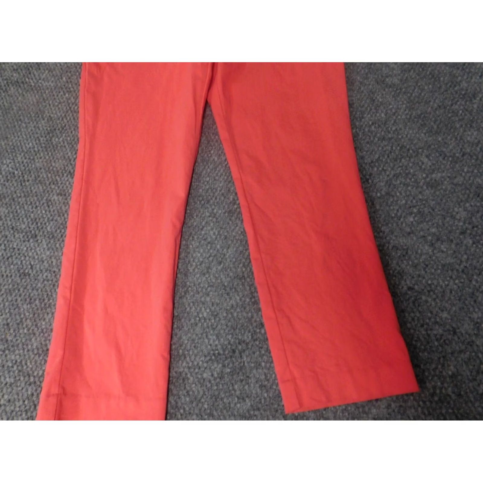 Vintage Mario Serrani Women Pants 10 Red Stretch Straight Chino Size 32" / US 10 / IT 46 - 7 Thumbnail