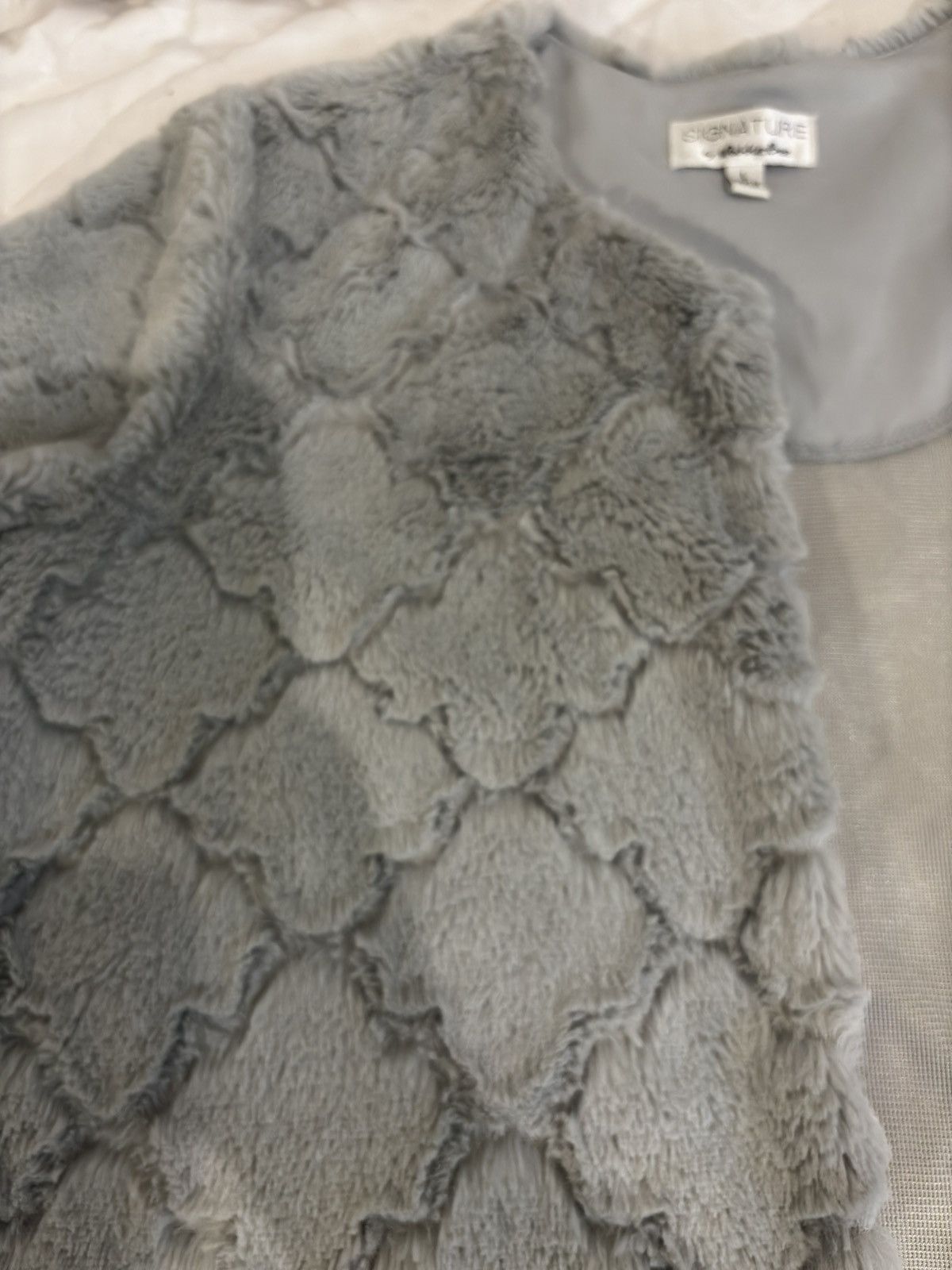 Other Light gray faux fur Jacket.wc777 Size L / US 10 / IT 46 - 7 Thumbnail