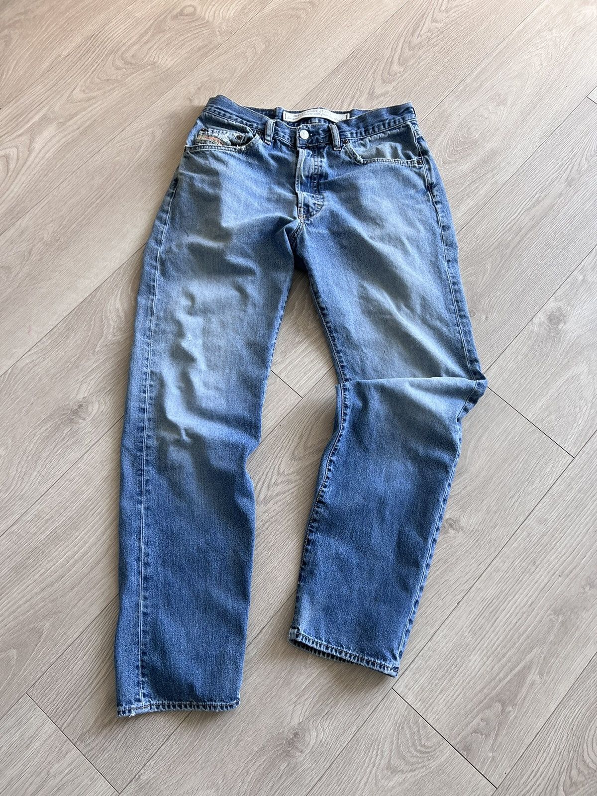 Diesel × Vintage Vintage Diesel Basic Denim Jeans Faded Worn 90s Y2K 2000s Size US 32 / EU 48 - 1 Thumbnail
