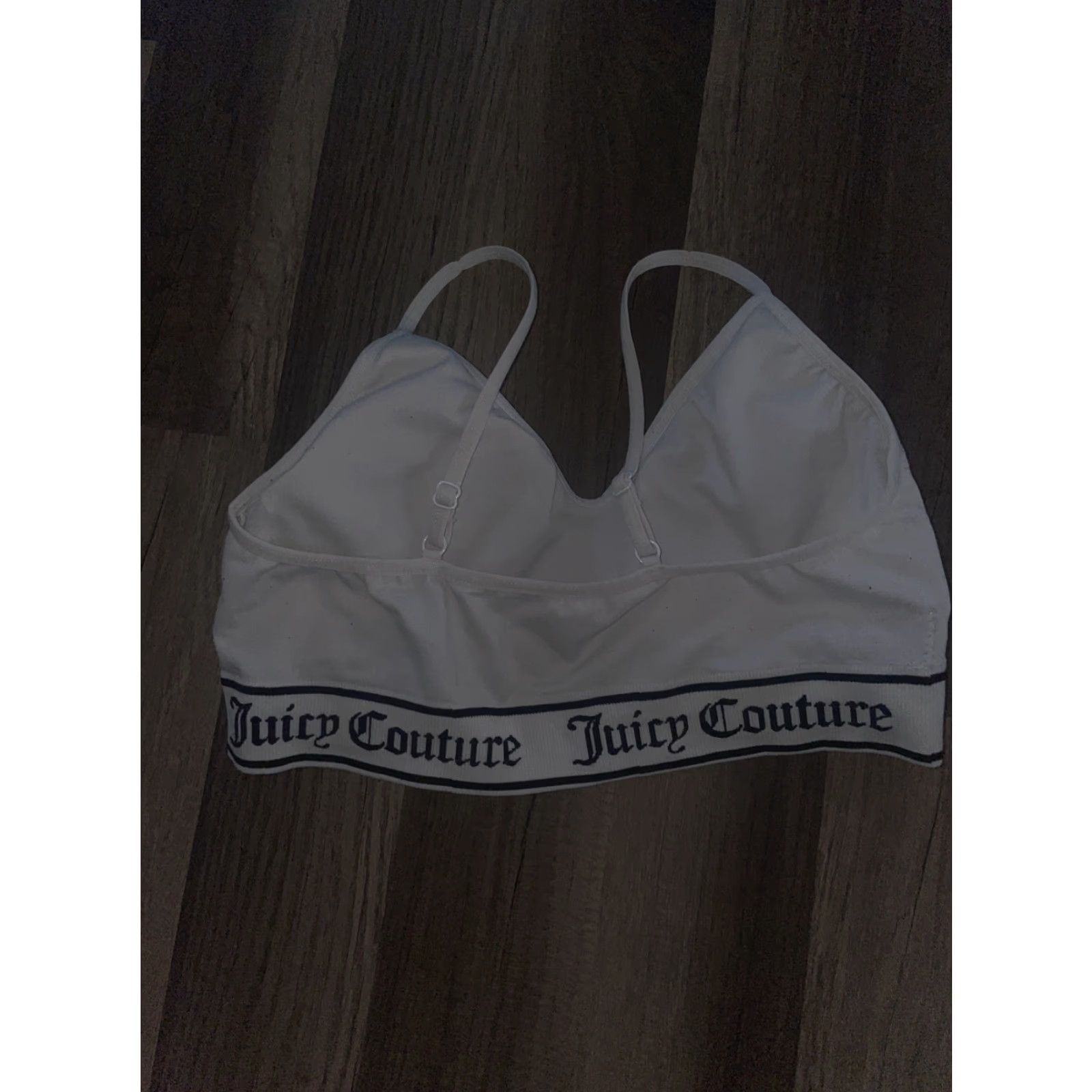 Juicy Couture VINTAGE Juicy Couture Work Out Bra White XL Size ONE SIZE - 3 Thumbnail