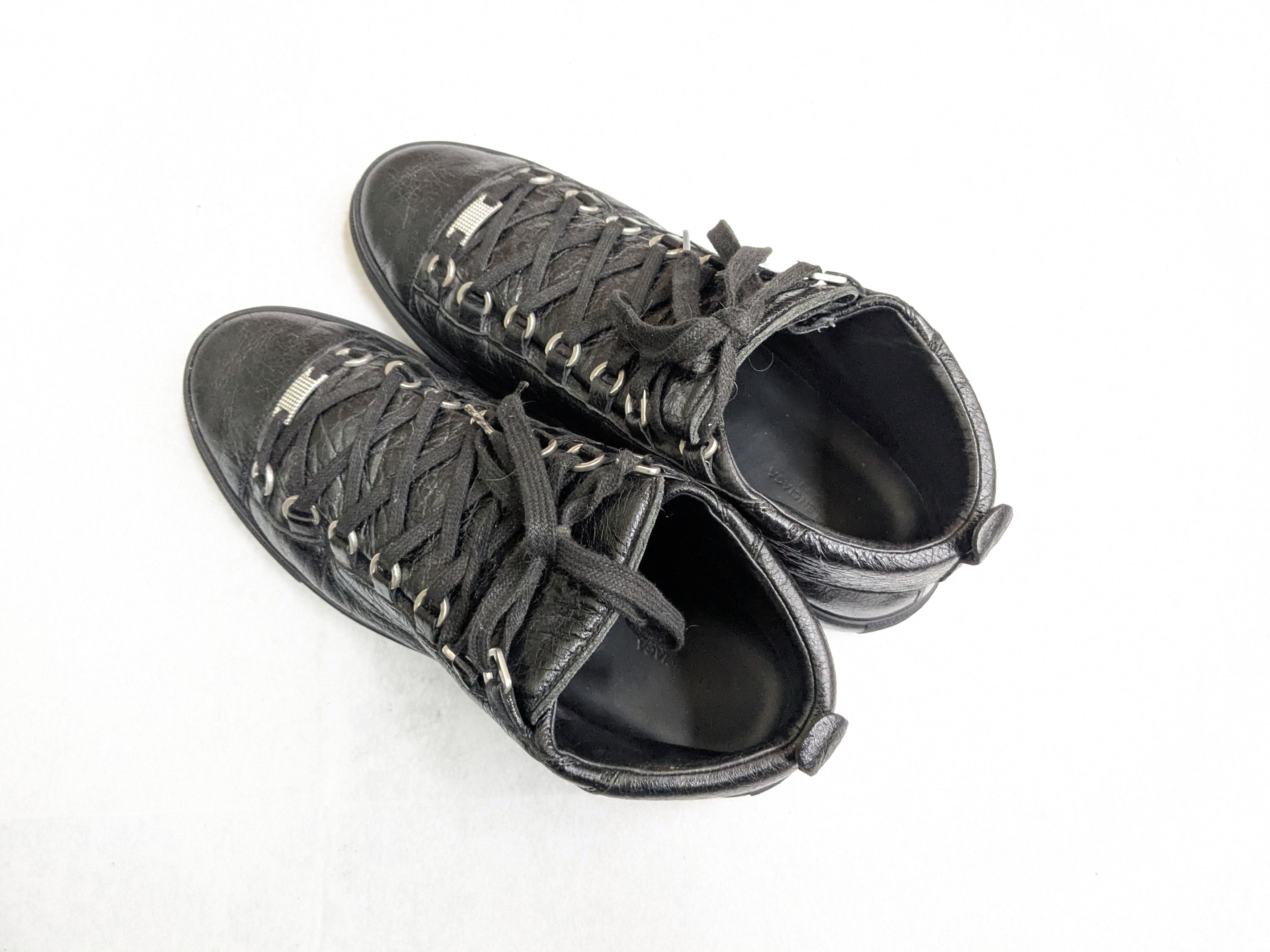 Balenciaga Balenciaga Arena Sneakers Black 11 Leather High Tops Size US 11 / EU 44 - 10 Thumbnail