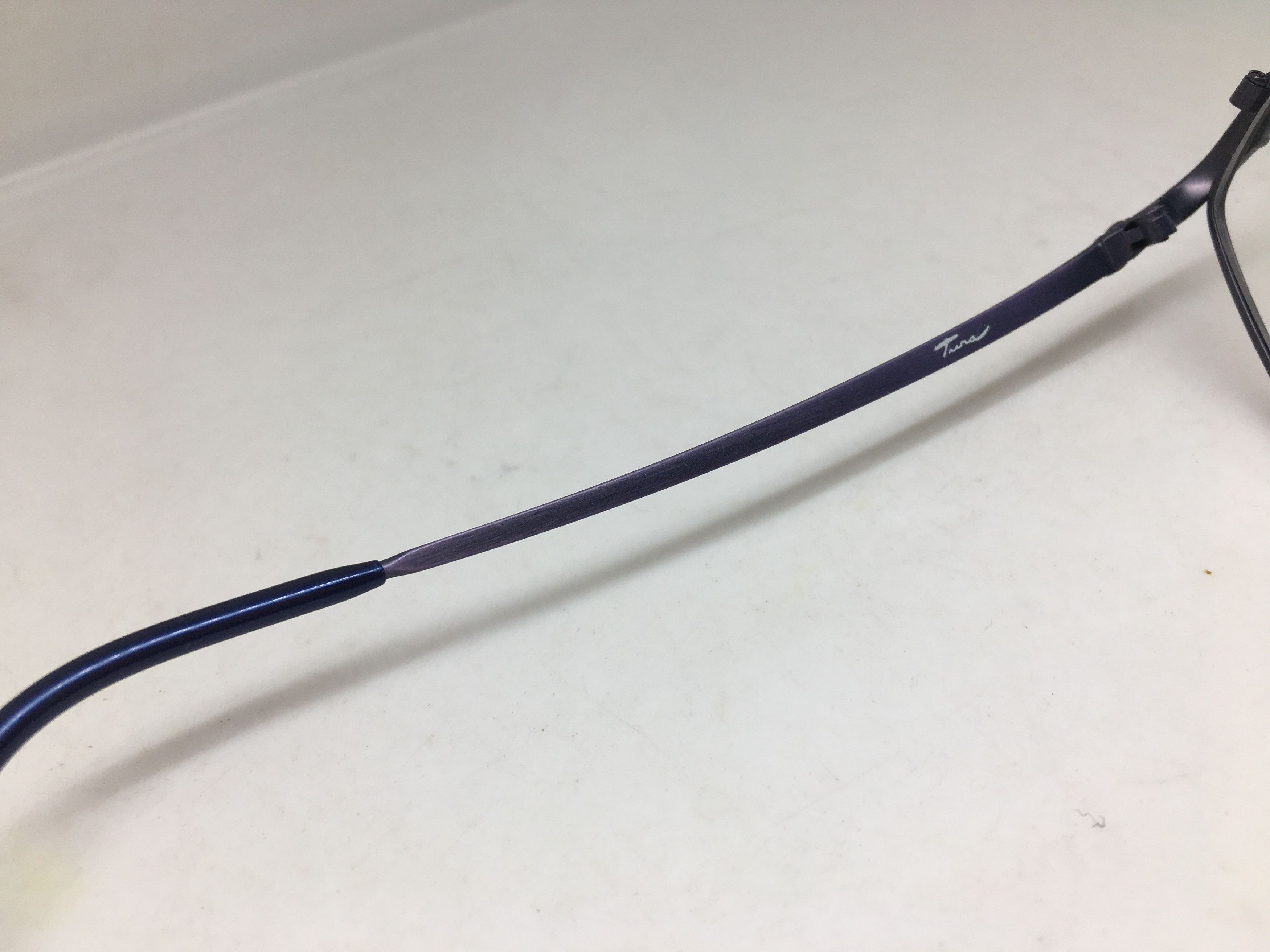 Vintage Vintage 80s TURA Blue Purple Woman Eyeglasses Frame Size ONE SIZE - 6 Thumbnail