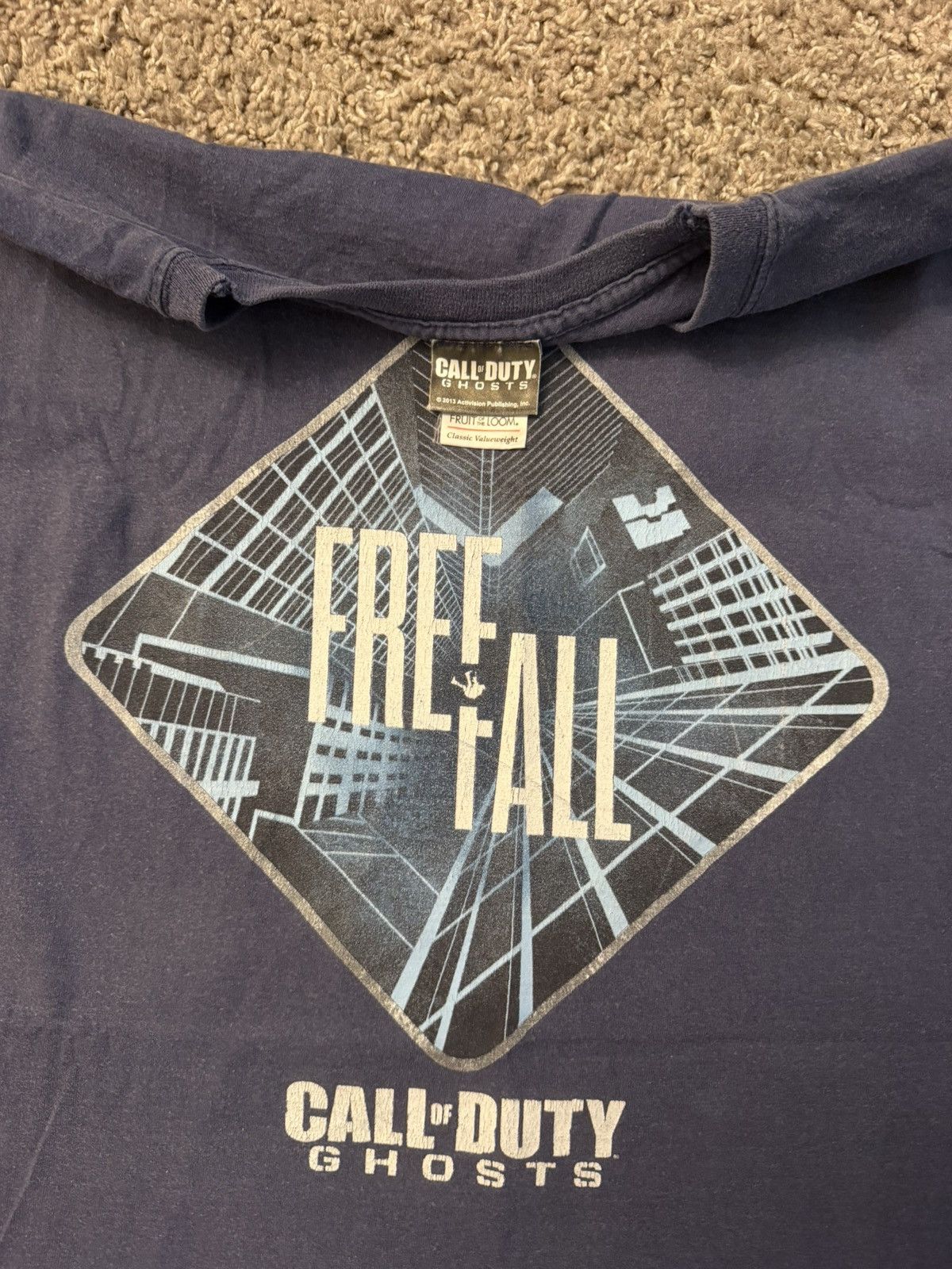 Vintage Vintage Call Of Duty Ghosts Free Fall Map Employee Size US XL / EU 56 / 4 - 2 Thumbnail