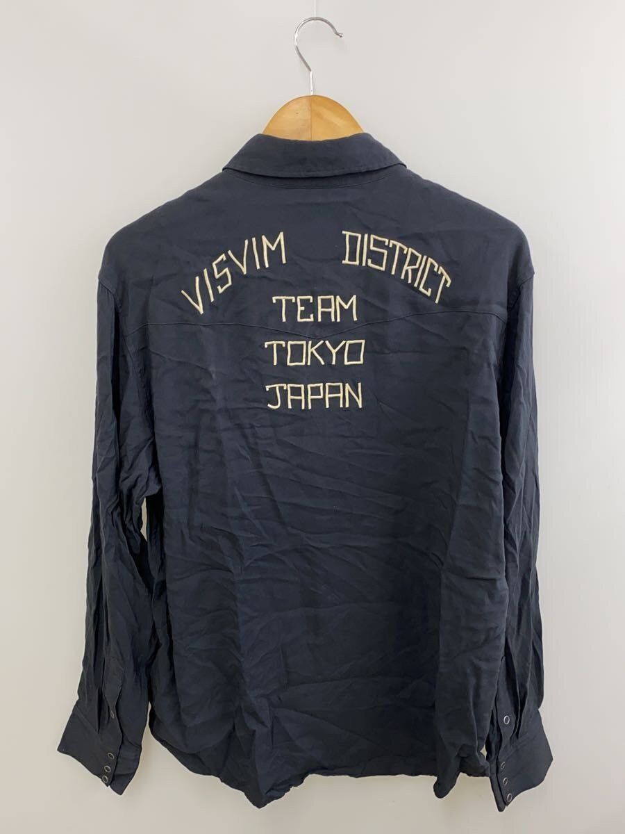 Visvim Gray Rayon Long-sleeved Shirt Size US L / EU 52-54 / 3 - 2 Thumbnail