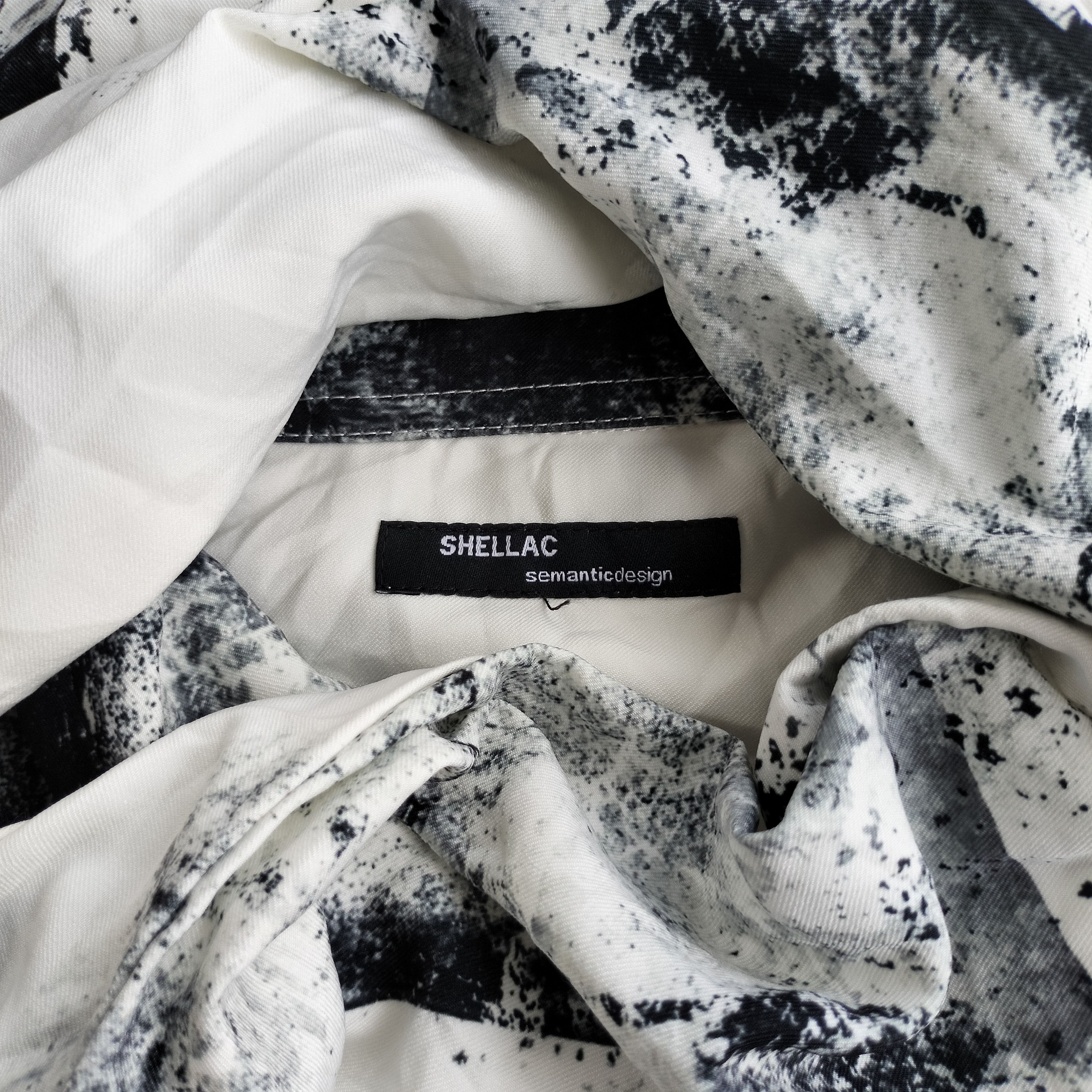 Shellac Shellac x Semantic Design monochrome long sleeve shirt Size US L / EU 52-54 / 3 - 11 Thumbnail