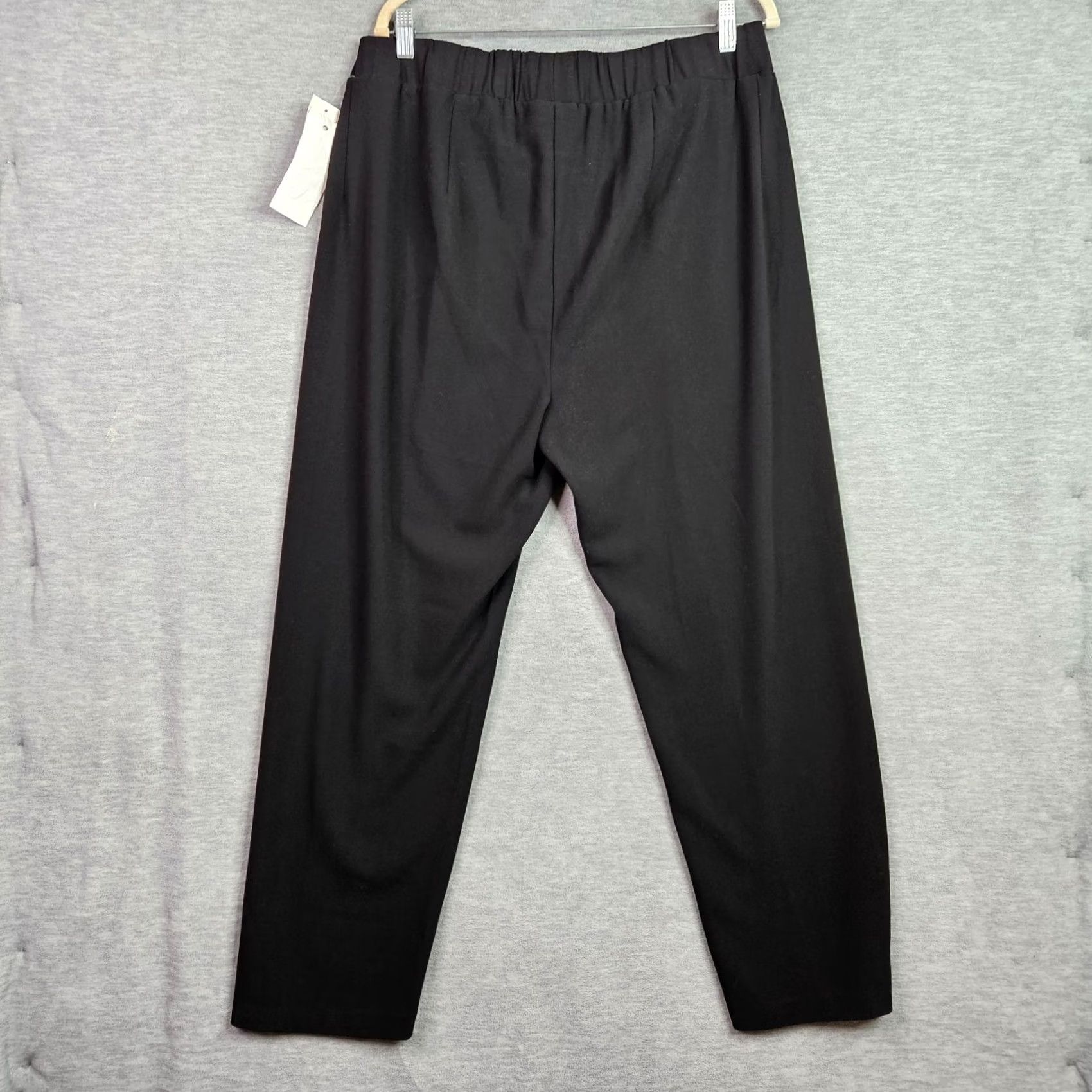 Jones New York Jones New York Pants Women 1X Black Pull On Career Straight Leg Plus Size 1X NWT Pants Size 40" / US 18 - 2 Thumbnail