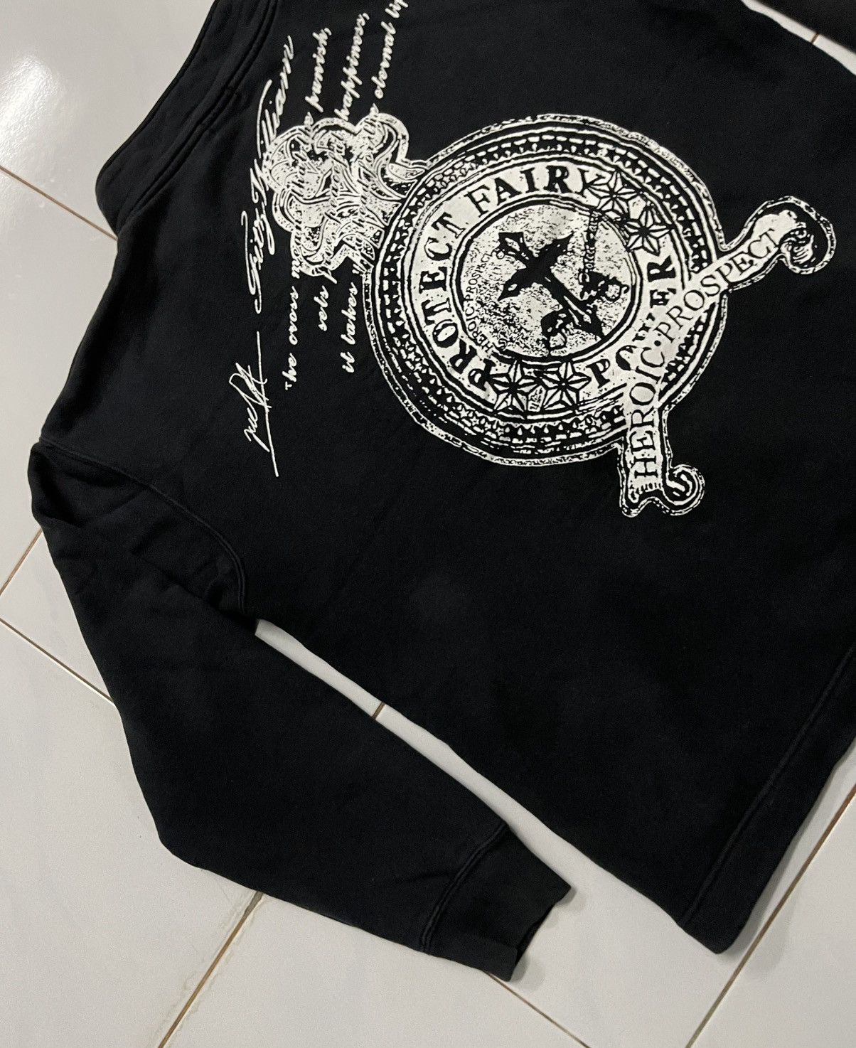 If Six Was Nine × Japanese Brand × Seditionaries 2000s IFSIXWASNINE STYLE ZIPPER COTTON JACKET RARE DESIGN Size US L / EU 52-54 / 3 - 17 Thumbnail