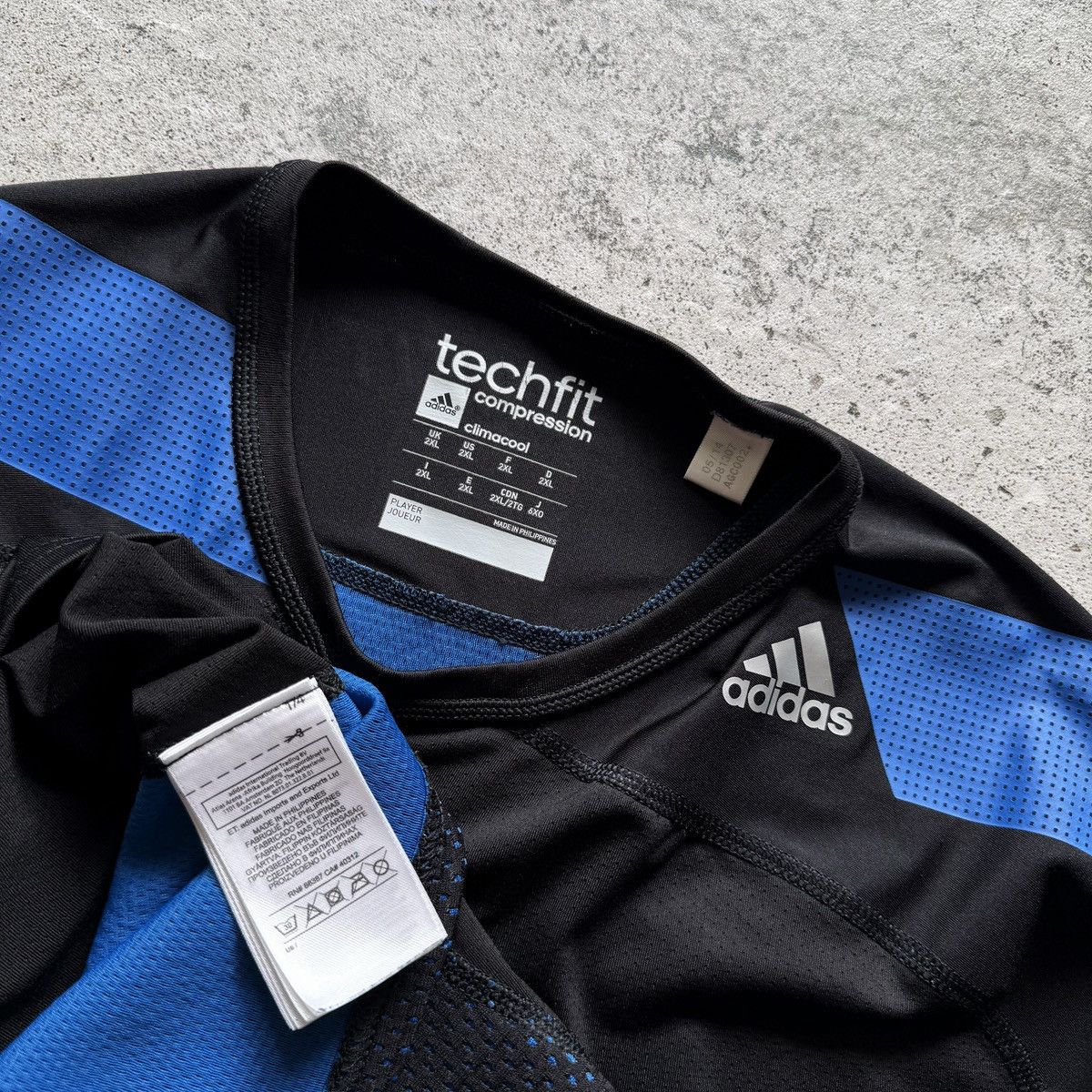 Adidas Adidas Mens Techfit Climacool Compression Long Sleeve TShirt Size US XXL / EU 58 / 5 - 3 Thumbnail