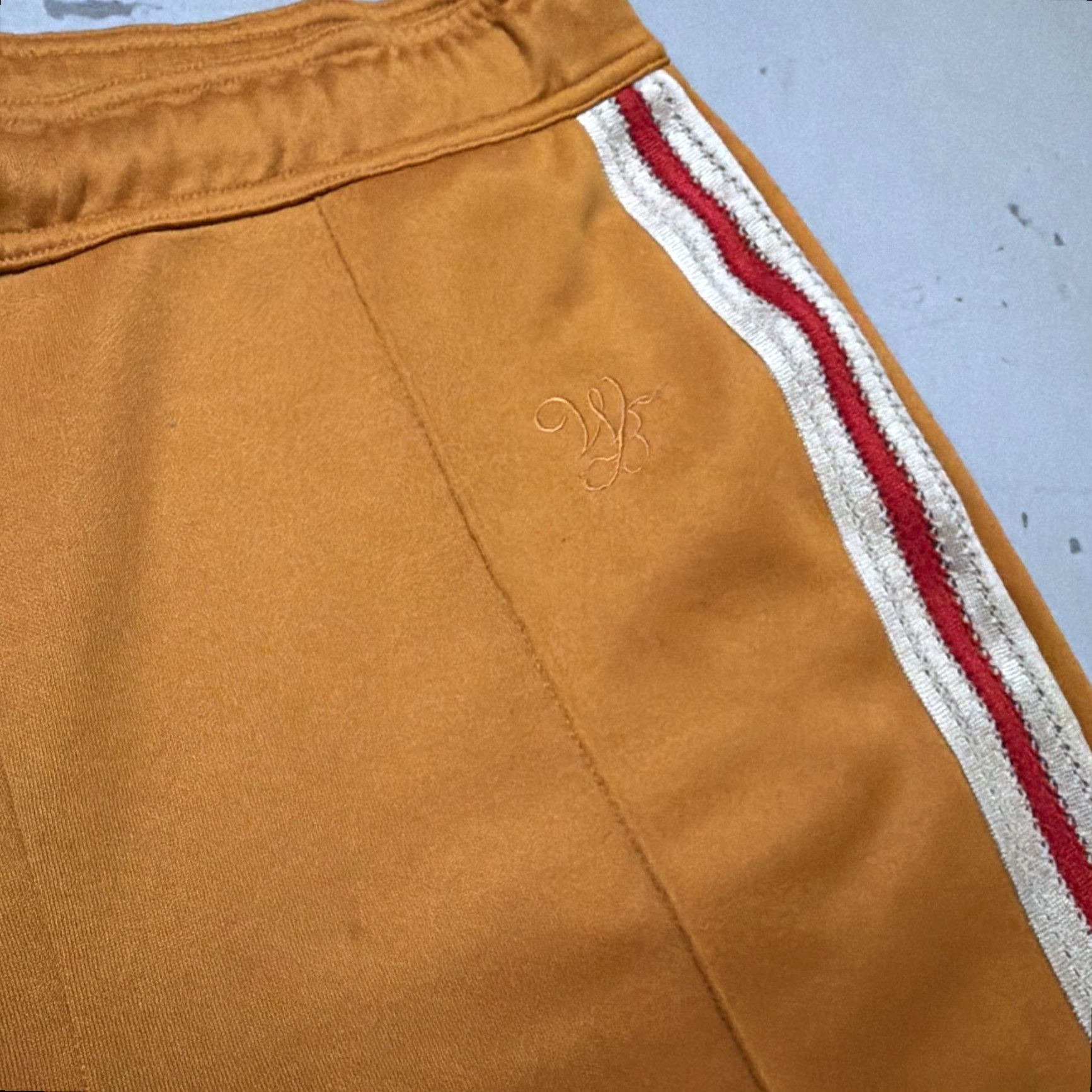Wales Bonner Wales Bonner Track Pants Plain Brushed Jersey Mustard Size 5 Unisex Adults Pants Mustard 70s 80s Vintage Athleisure Designer Track Mens Womens Size US S / EU 44-46 / 1 - 7 Thumbnail