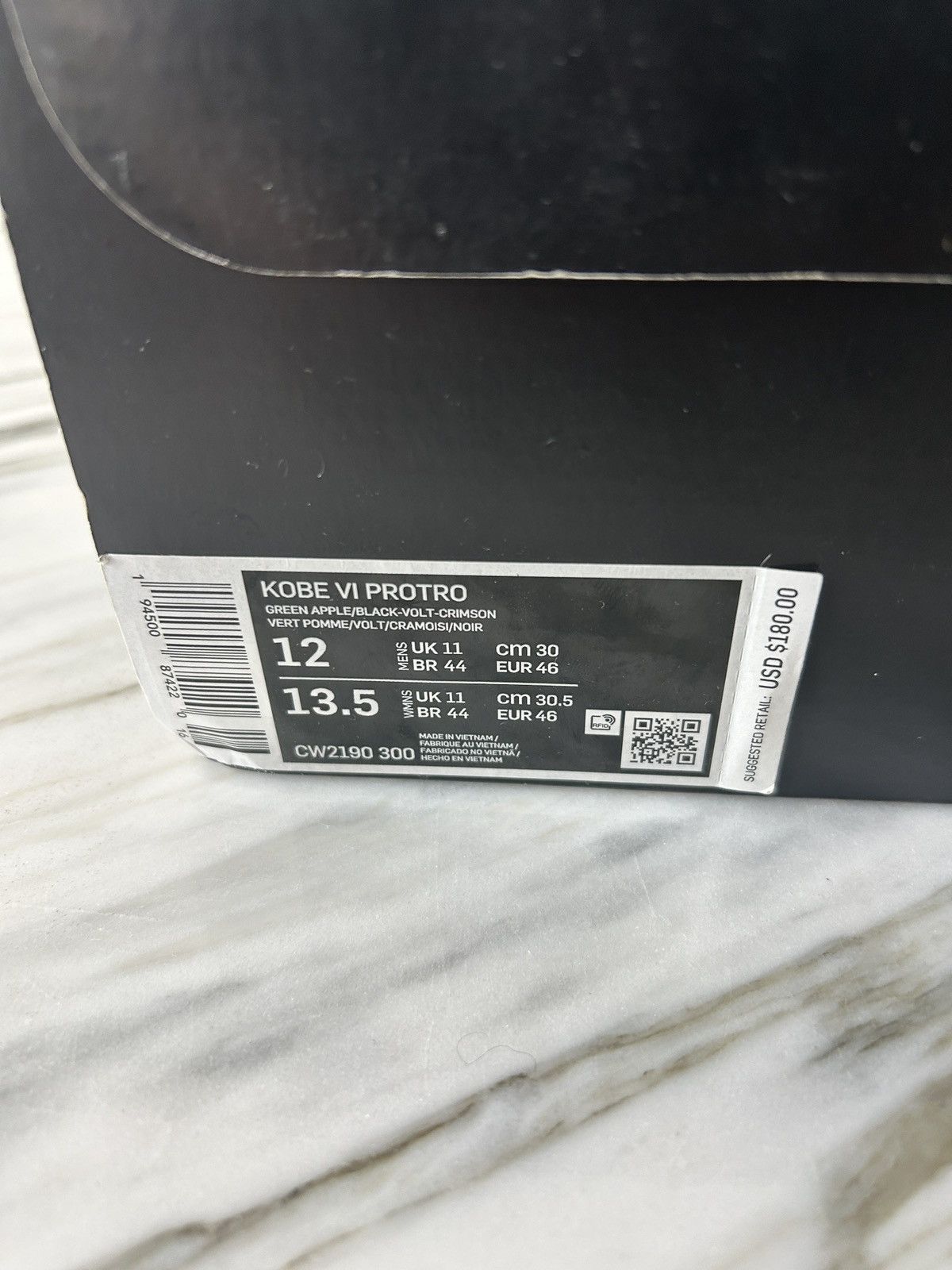 Nike Nike Kobe Protro 6 Grinch - Size 12 Size US 12 / EU 45 - 8 Thumbnail