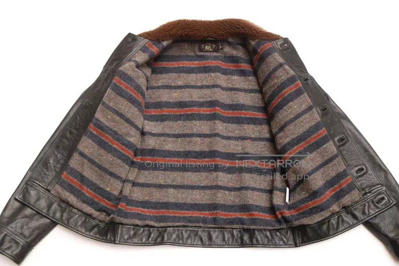 RRL Ralph Lauren RRL Ralph Lauren Vintage distressed buffalo leather silver Size US M / EU 48-50 / 2 - 3 Thumbnail