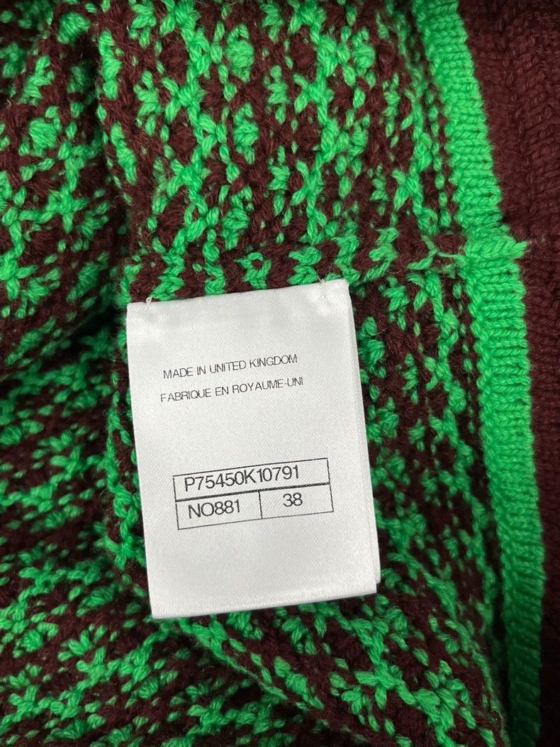 Chanel Chanel 23A Chanel Green Brown Knitted Cardigan coat Size XS / US 0-2 / IT 36-38 - 5 Thumbnail