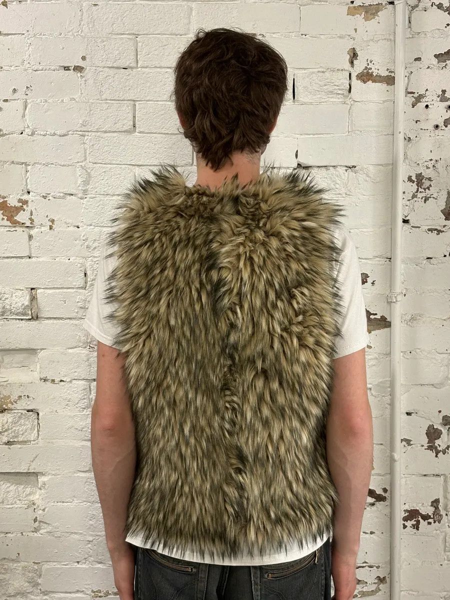 Polo Ralph Lauren 2010s Ralph Lauren Denim & Supply Beige Faux Fur Vest Size US S / EU 44-46 / 1 - 3 Thumbnail