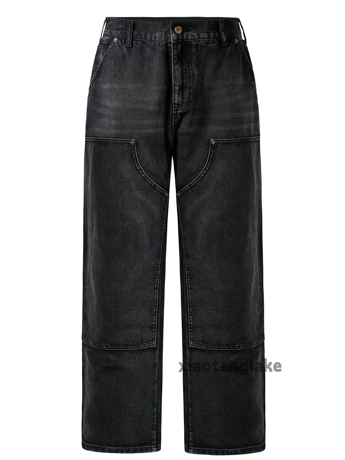 Jean × Vintage washed faded cleanfit yuppie carpenter cargo jeans Size US 36 / EU 52 - 6 Thumbnail