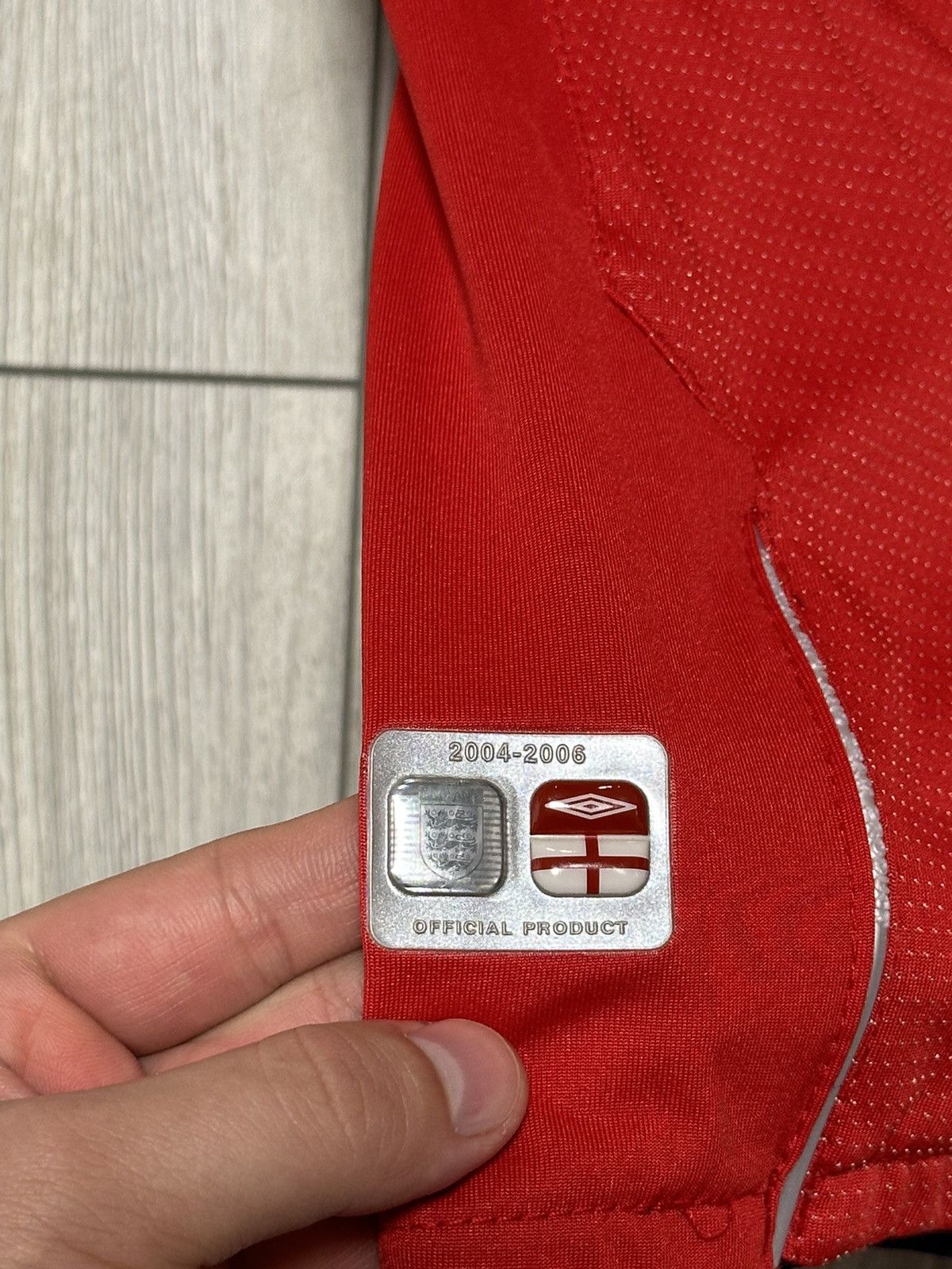 Umbro 2004-2006 Umbro England Jersey Vintage Soccer Football Size US L / EU 52-54 / 3 - 3 Thumbnail
