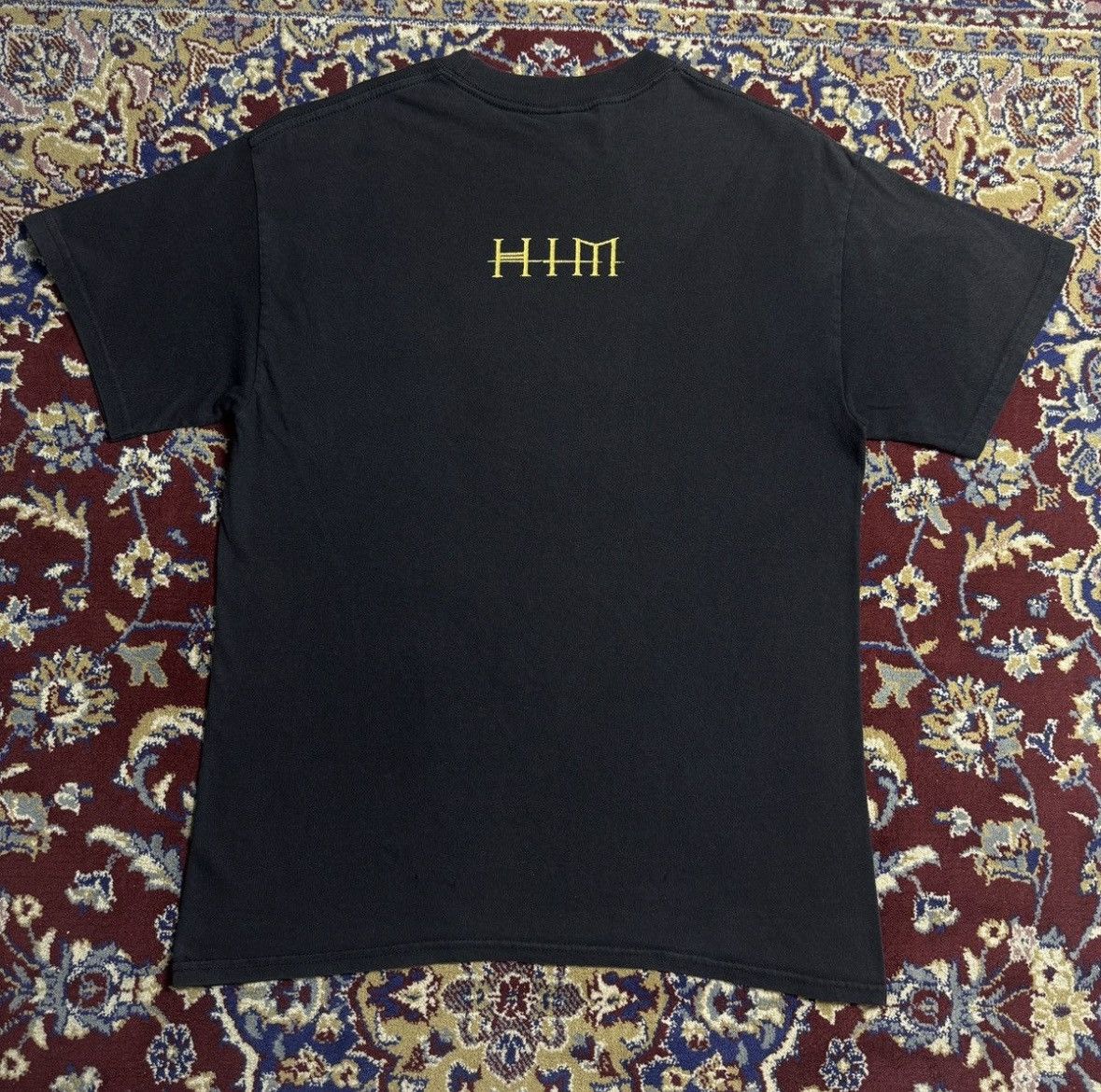 Band Tees 2000s HIM Heartagram metal gothic punk band tee Bam Margera Size US M / EU 48-50 / 2 - 3 Thumbnail
