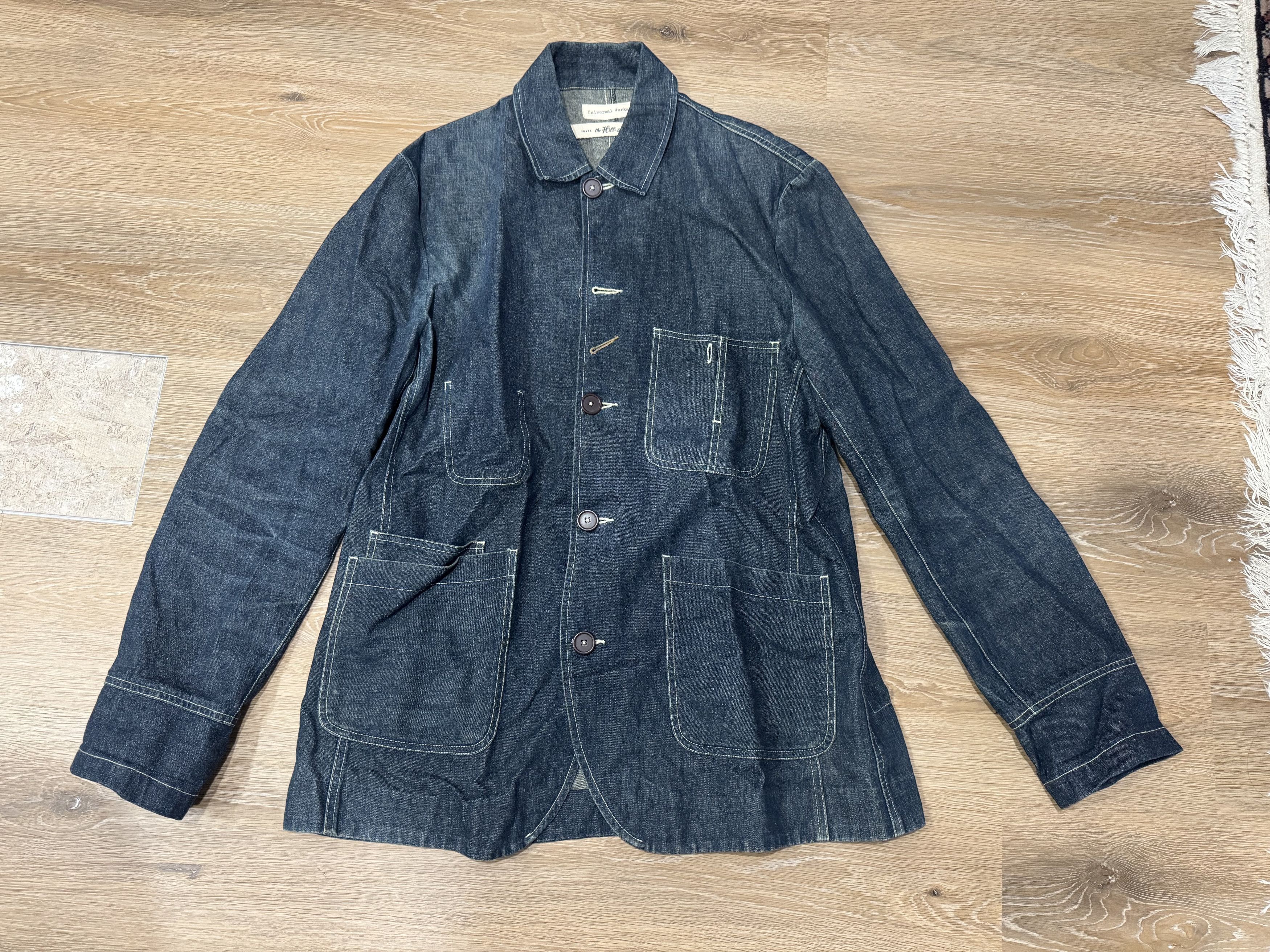 Universal Works Denim chore coat Size US L / EU 52-54 / 3 - 1 Thumbnail