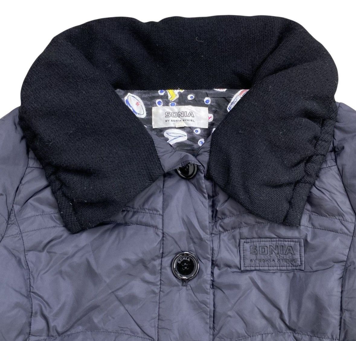 Sonia Rykiel 2000s Sonia Rykiel Light Jacket LOVE POCKET APOCALYPSE STYLE Size US XS / EU 42 / 0 - 7 Thumbnail
