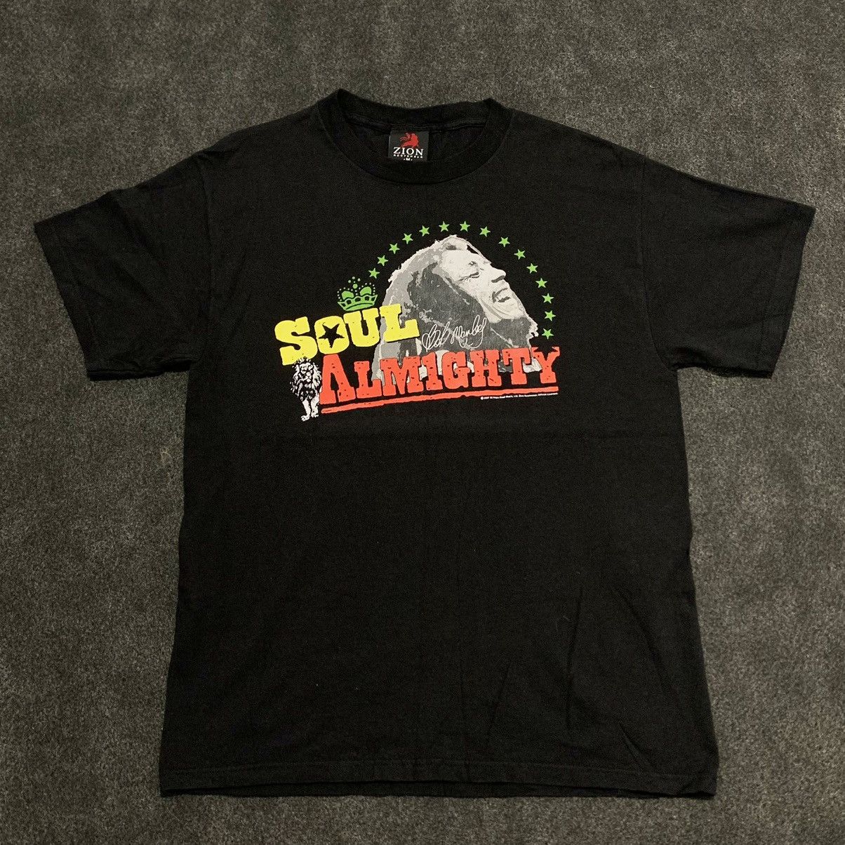 Zion Rootswear Vintage Soul Almighty Bob Marley Tshirt Size US M / EU 48-50 / 2 - 1 Thumbnail