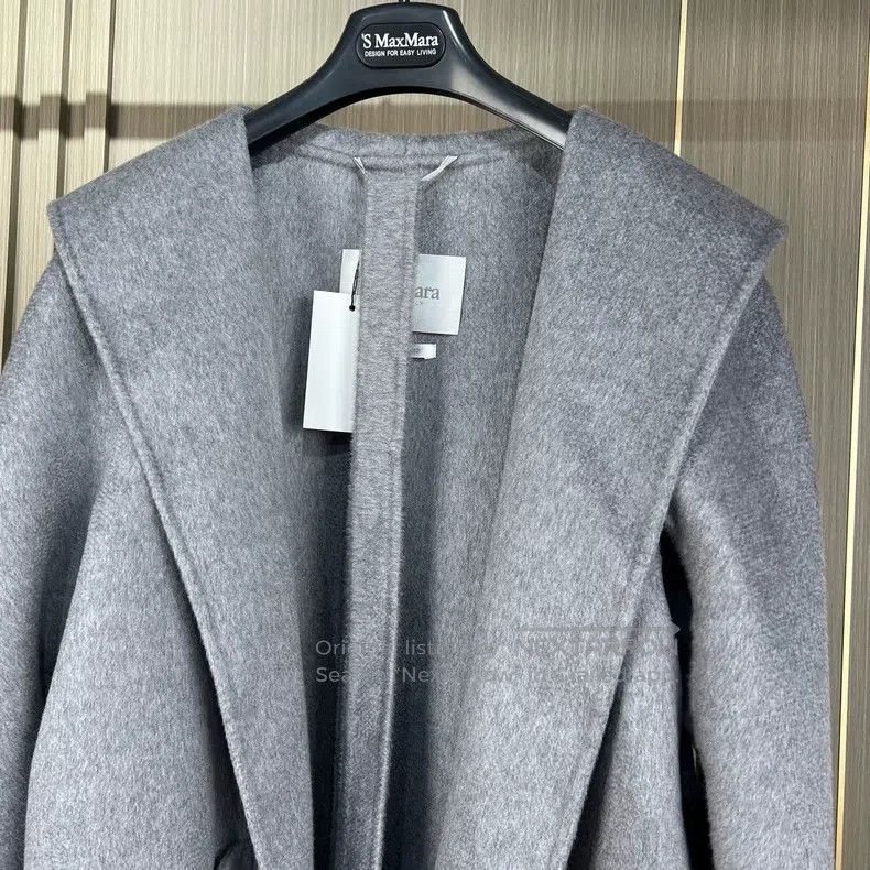 Max Mara Max Mara Grey Cashmere Overcoat Size M / US 6-8 / IT 42-44 - 3 Thumbnail