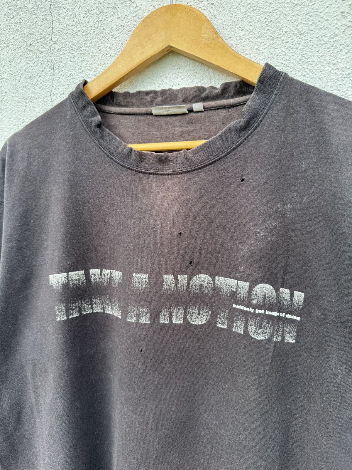 Vintage Distressed Sun Faded Take a Notion Grunge Tees Size US M / EU 48-50 / 2 - 2 Thumbnail