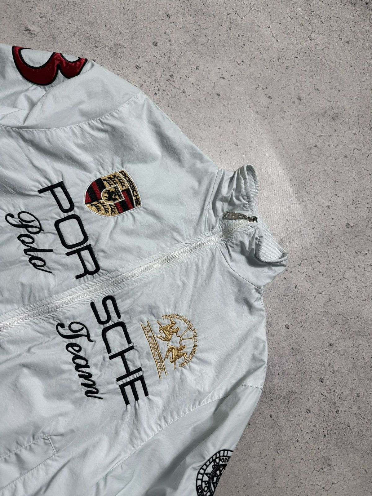 La Martina La Martina Porsche #3 Polo Team Vintage Racing Bomber Jacket Size US S / EU 44-46 / 1 - 7 Thumbnail