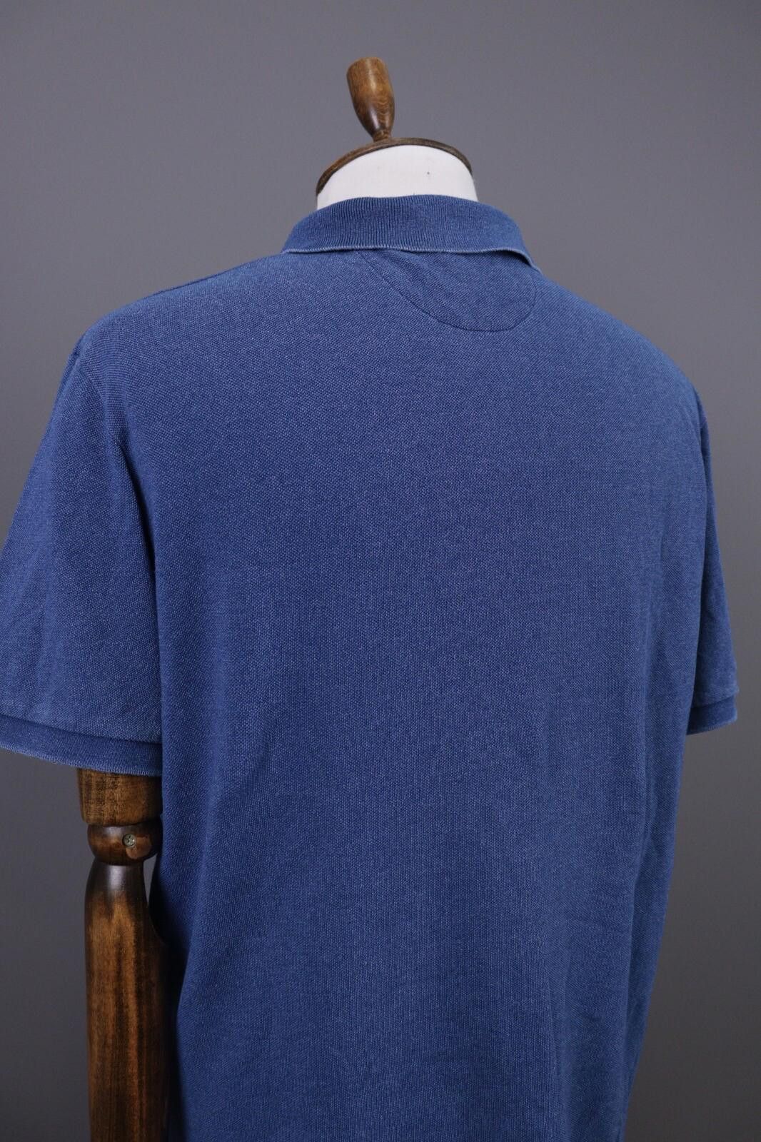 Designer Hackett London Classic Fit Blue Polo Shirt Size XL Size US XL / EU 56 / 4 - 12 Thumbnail