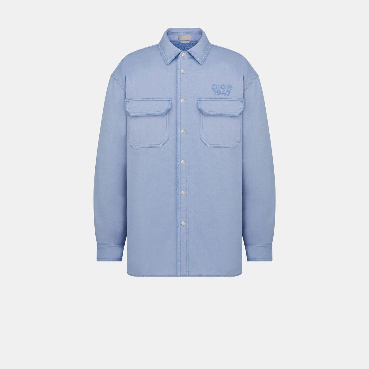 Dior o1w1db11024 Overshirt in Blue Size US XXL / EU 58 / 5 - 1 Thumbnail