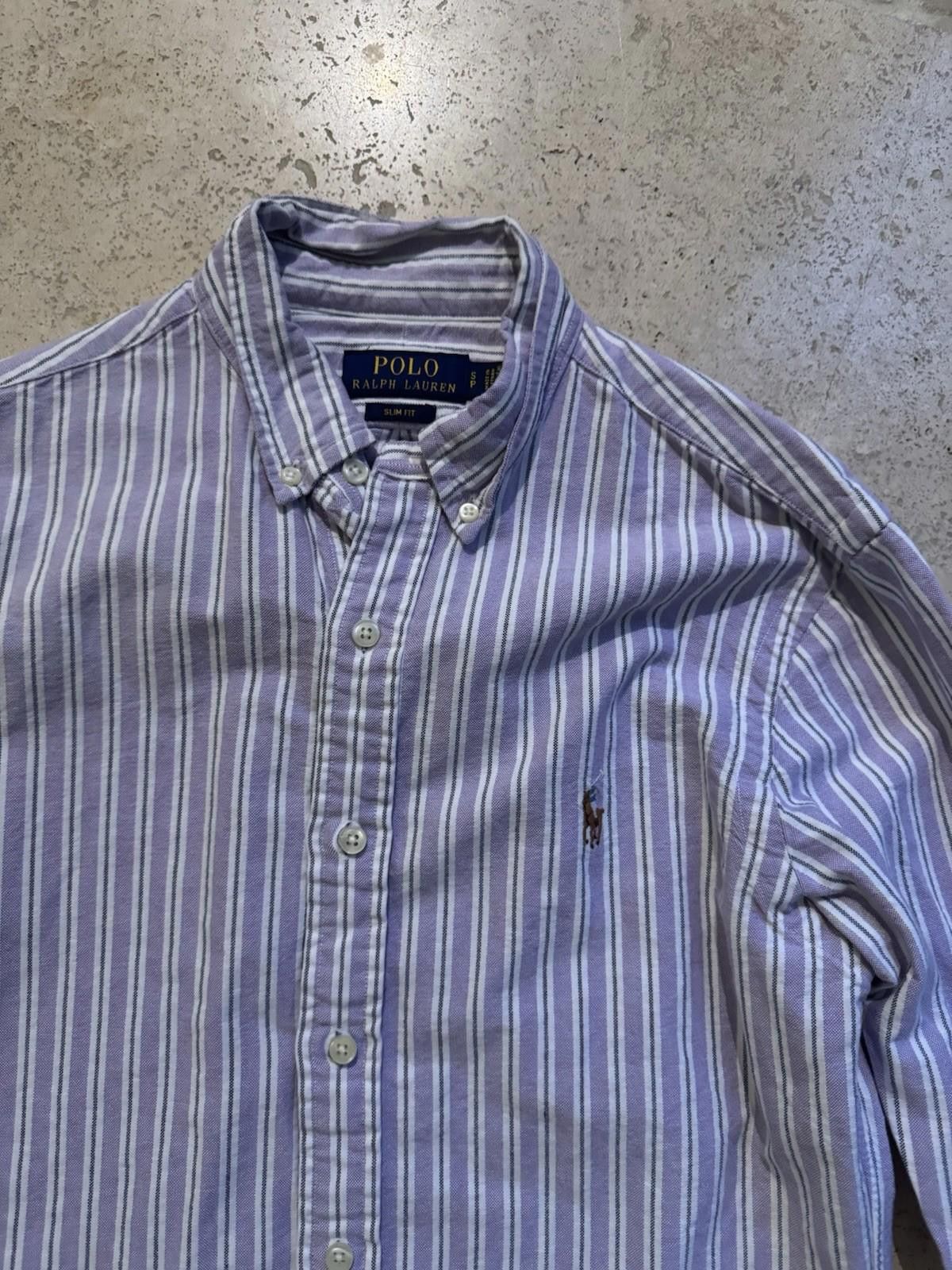 Polo Ralph Lauren Ralph Lauren Men's Slim Fit Long Sleeve Shirt Purple, Small Size US S / EU 44-46 / 1 - 2 Thumbnail