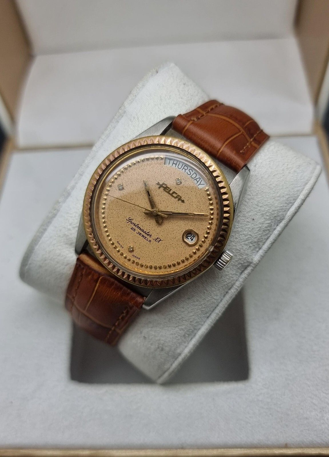 Vintage Felca - Vintage Felca Sportmaster XX Automatic Vintage Watch Size 38 - 2 Thumbnail