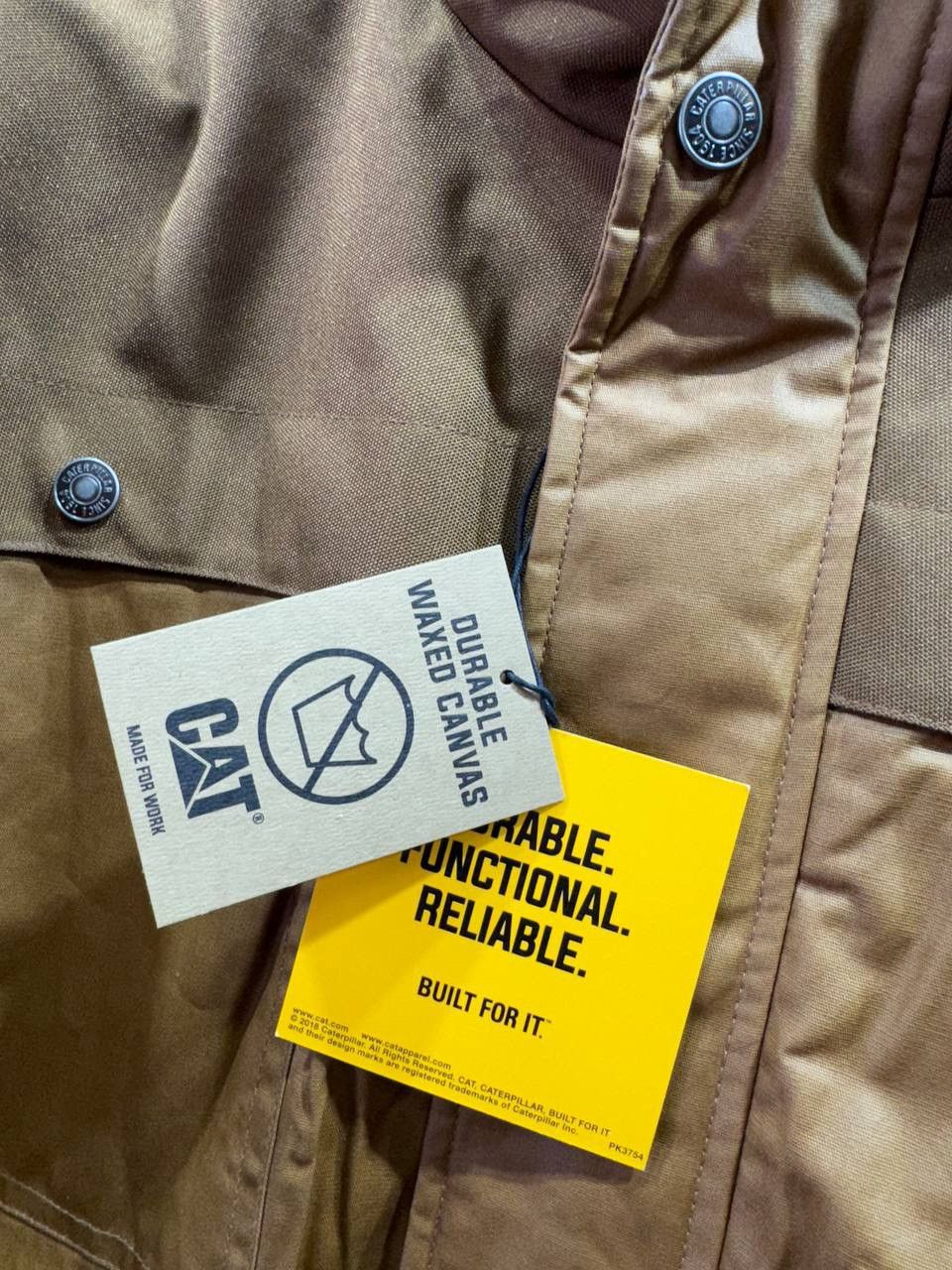 Other Caterpillar Excursion Waxed Canvas Jacket Work Size US XXL / EU 58 / 5 - 2 Thumbnail