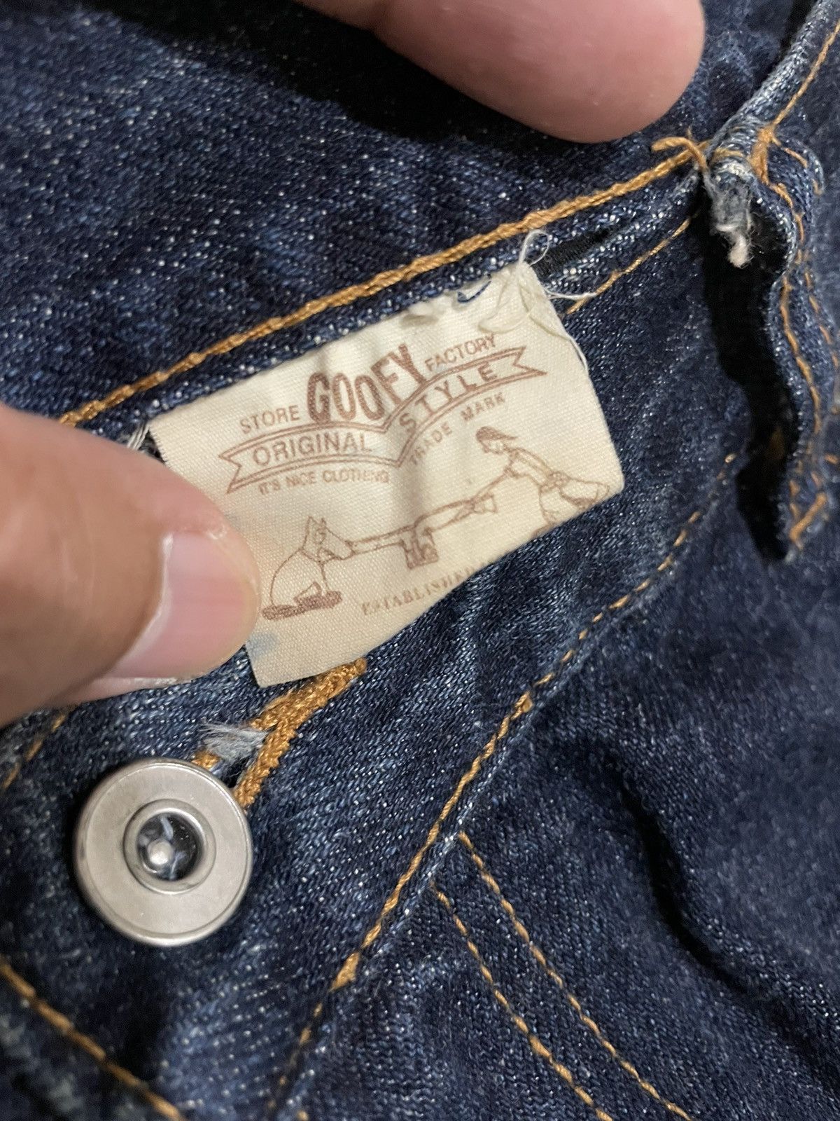 Goofy Baggy Cargo Thigh Pocket Jeans