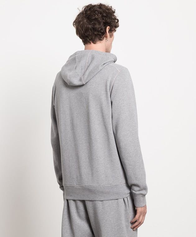Stone Island Stone Island Grey Hoodie Size M Compass Patch Size US M / EU 48-50 / 2 - 3 Thumbnail