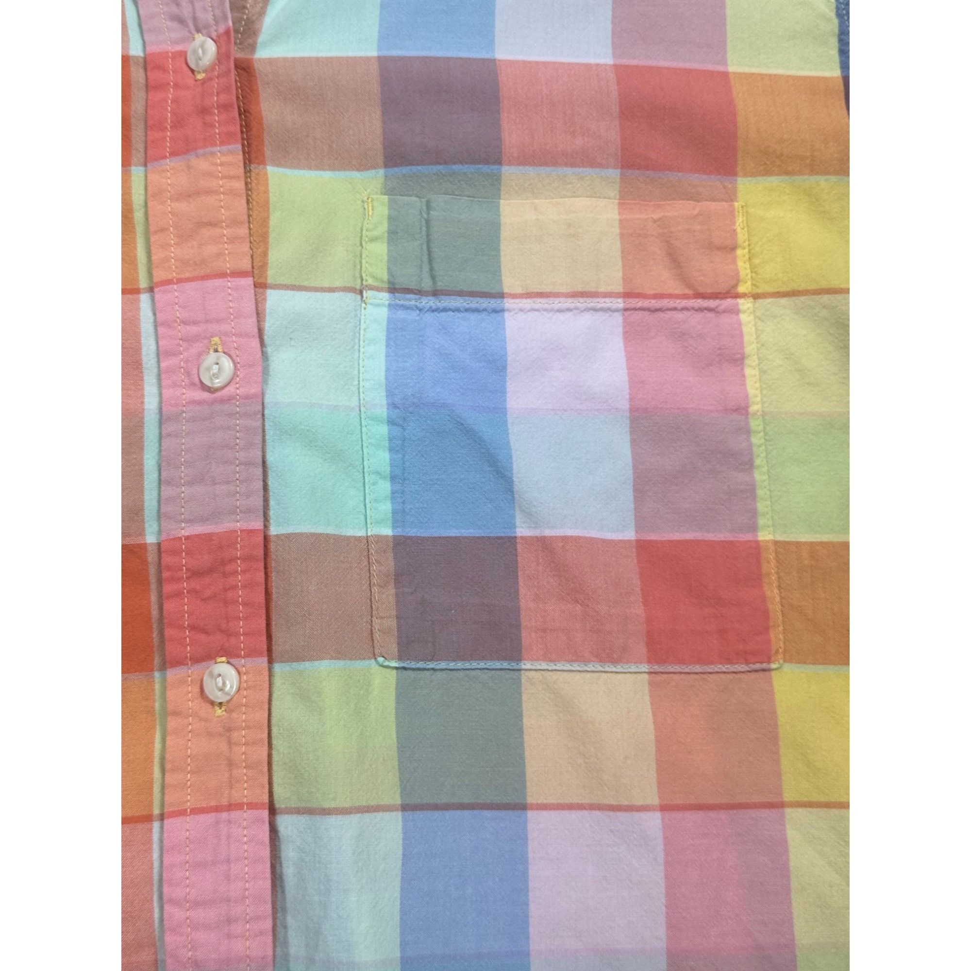 L.L. Bean L.L. Bean Rainbow Plaid Button-Up Shirt Long Sleeve Size XL Size US XL / EU 56 / 4 - 2 Thumbnail